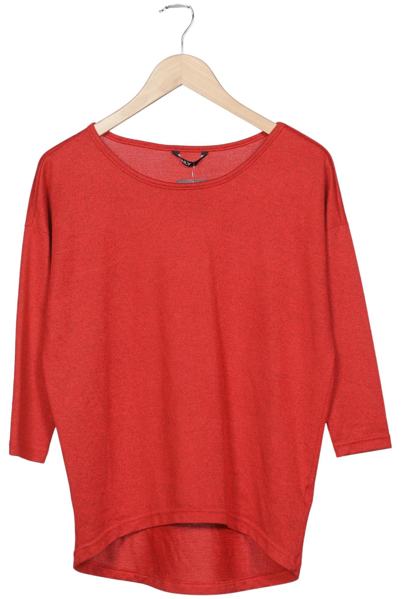 

Only Damen Langarmshirt, rot, Gr. 36
