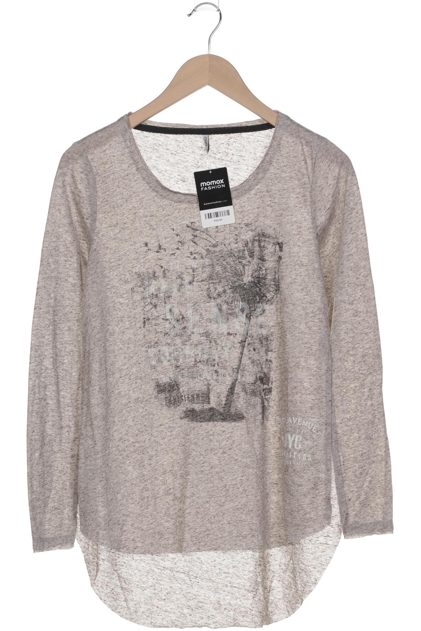 

Only Damen Langarmshirt, grau, Gr. 36