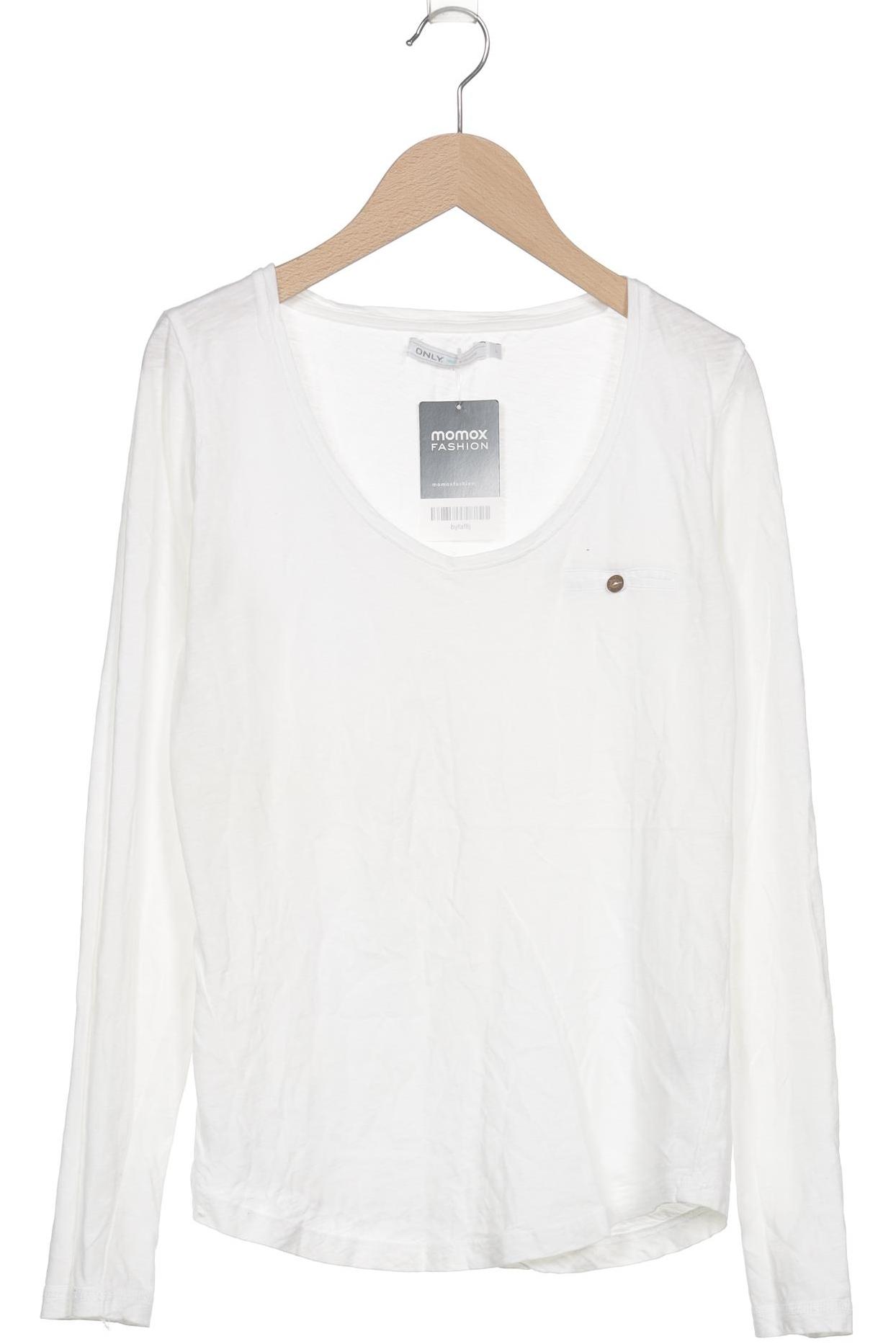 

Only Damen Langarmshirt, weiß, Gr. 42