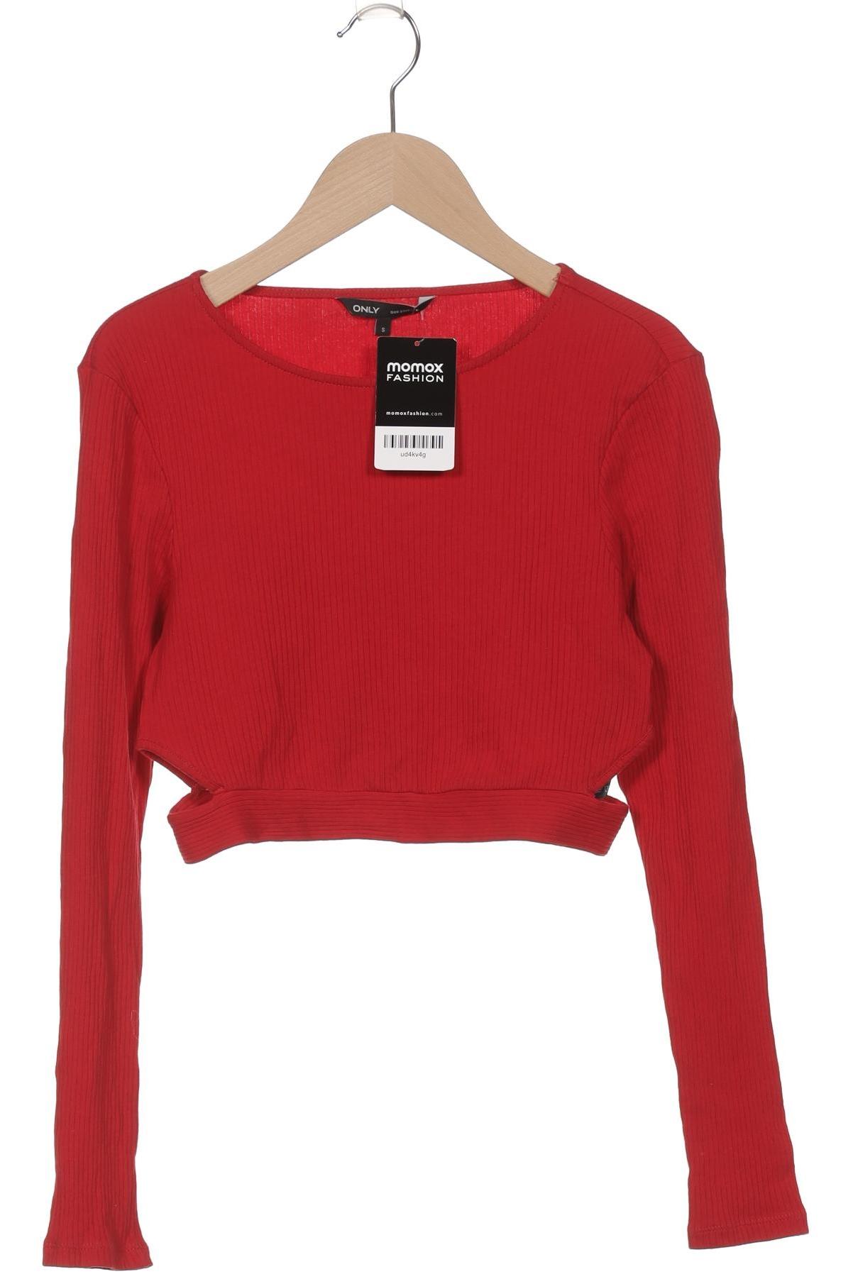 

Only Damen Langarmshirt, rot, Gr. 36