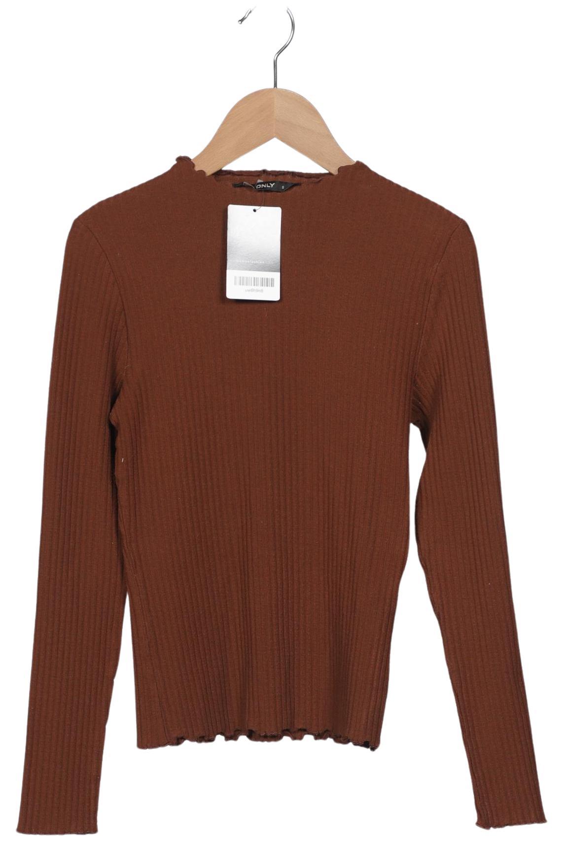 

Only Damen Langarmshirt, braun, Gr. 36