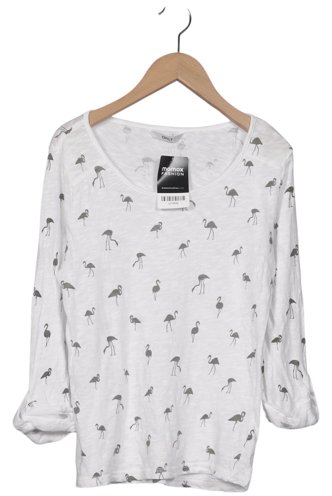 

Only Damen Langarmshirt, weiß, Gr. 36