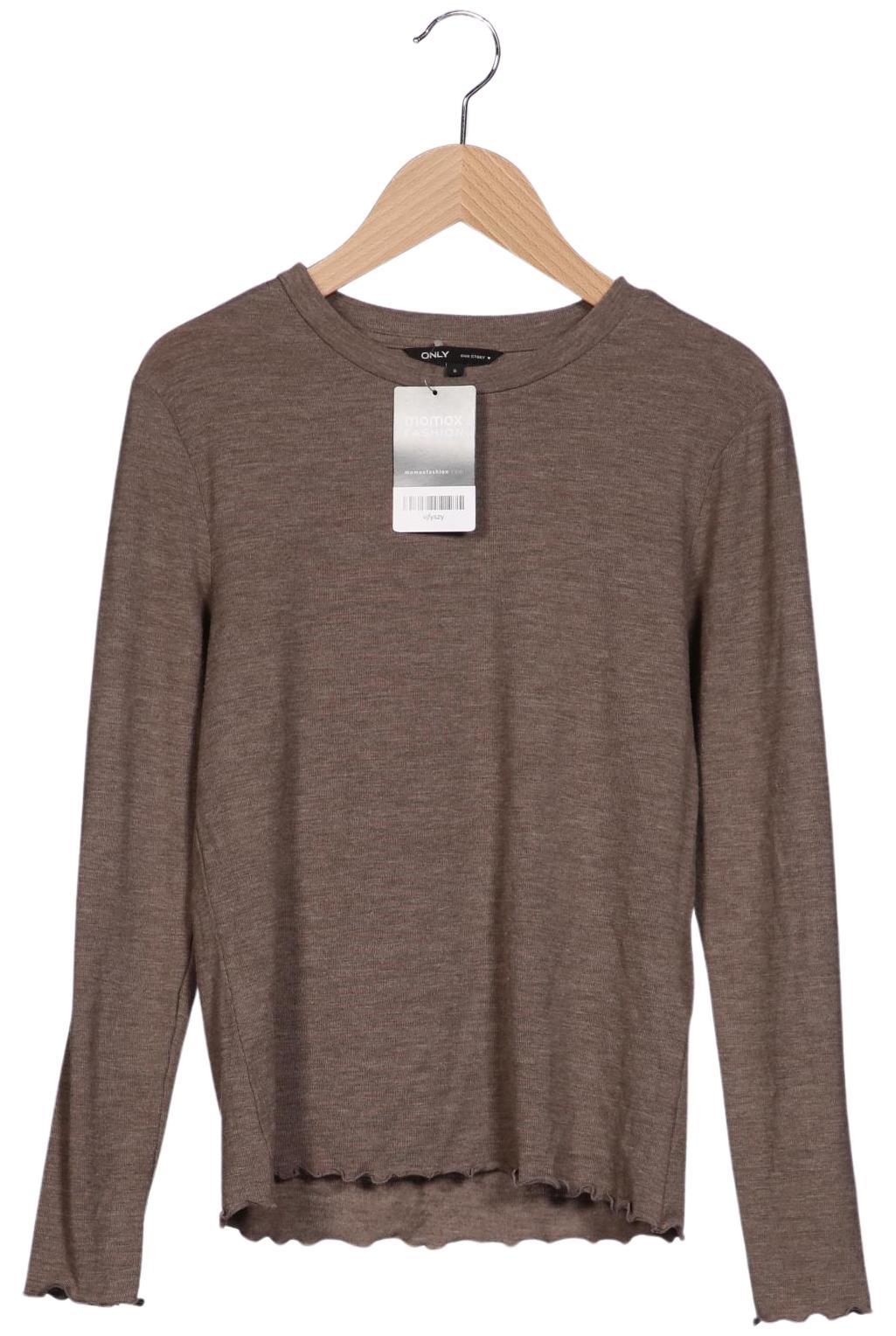 

Only Damen Langarmshirt, braun, Gr. 36