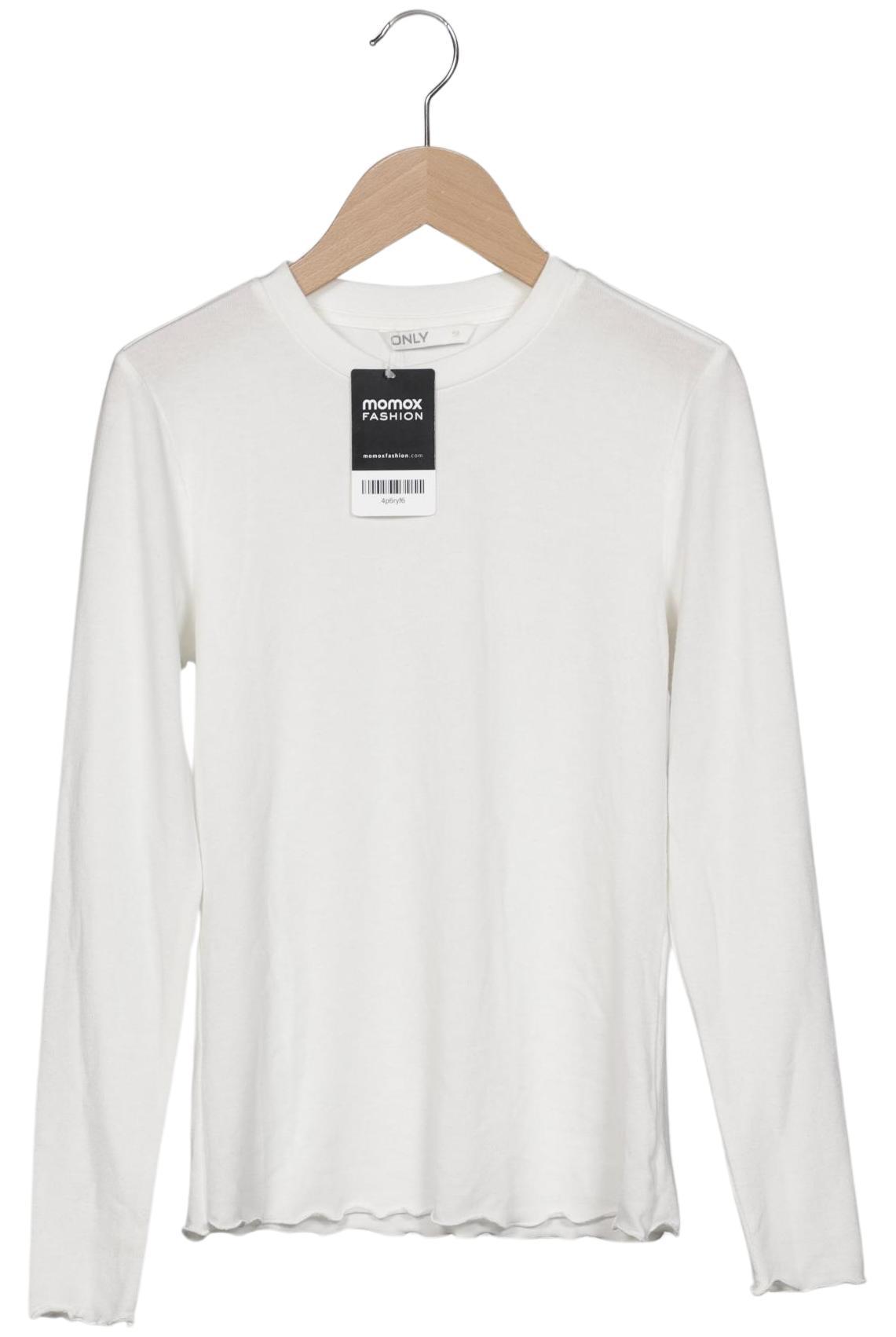 

Only Damen Langarmshirt, weiß, Gr. 34