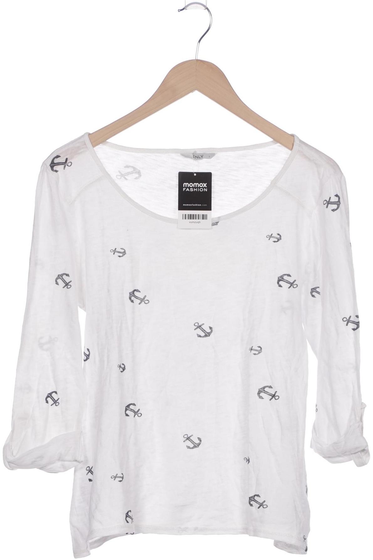 

Only Damen Langarmshirt, weiß, Gr. 42