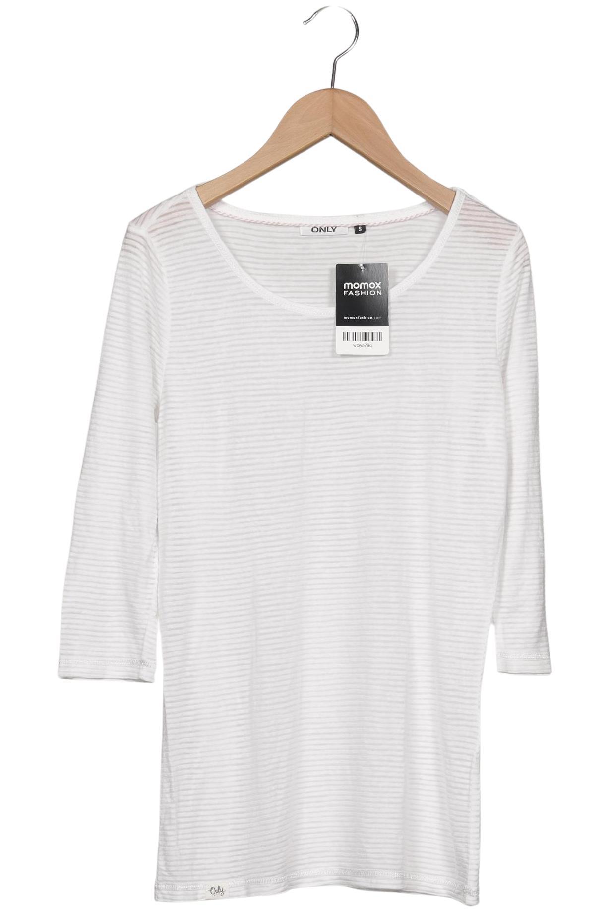

Only Damen Langarmshirt, weiß, Gr. 36