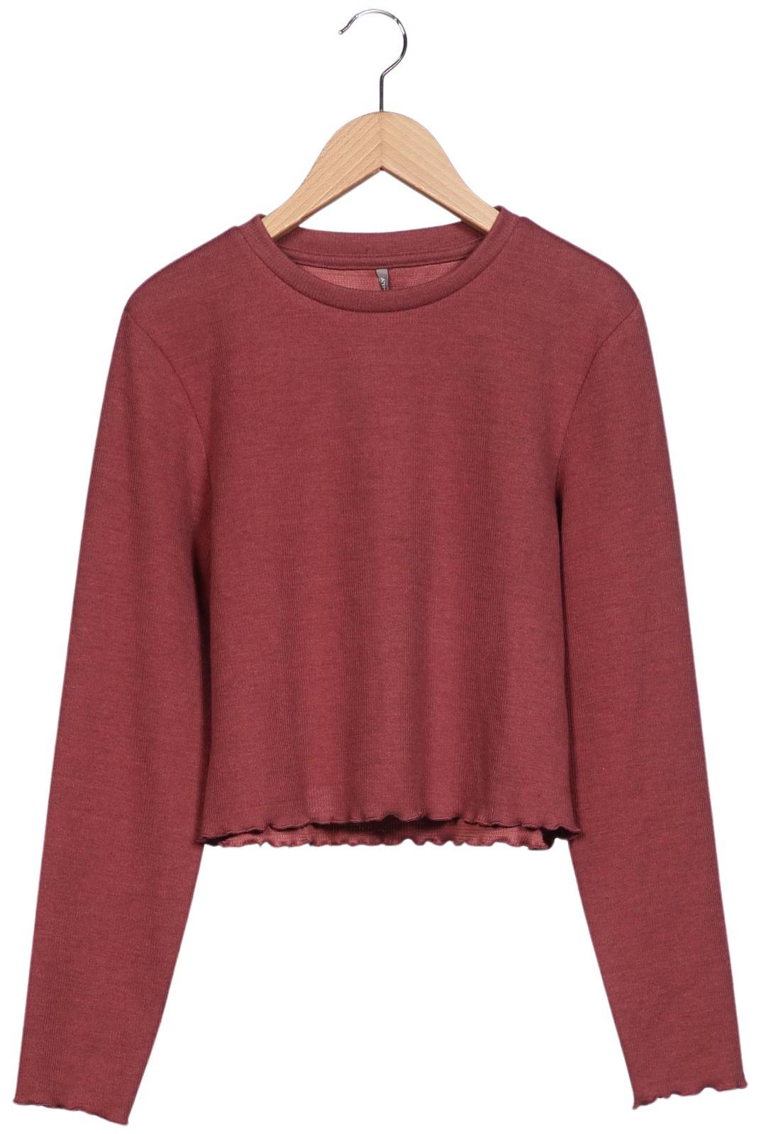 

Only Damen Langarmshirt, bordeaux, Gr. 42