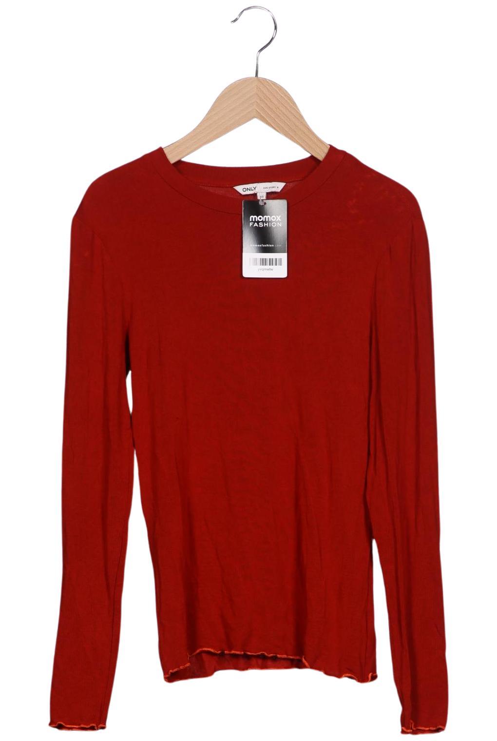 

Only Damen Langarmshirt, rot, Gr. 34