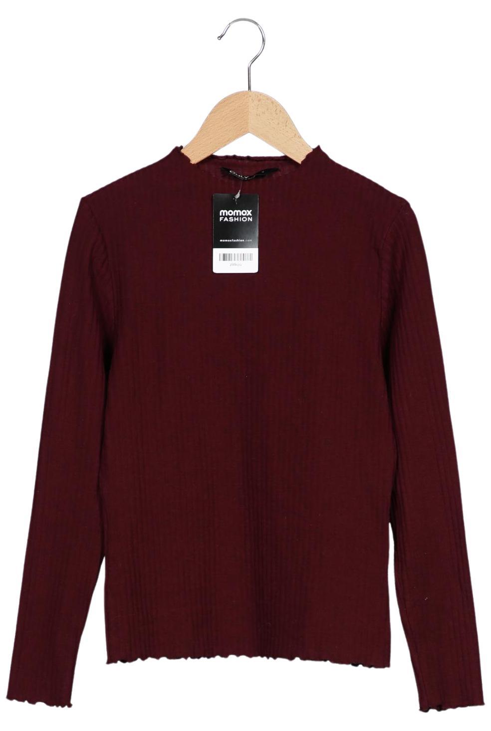

Only Damen Langarmshirt, bordeaux, Gr. 38
