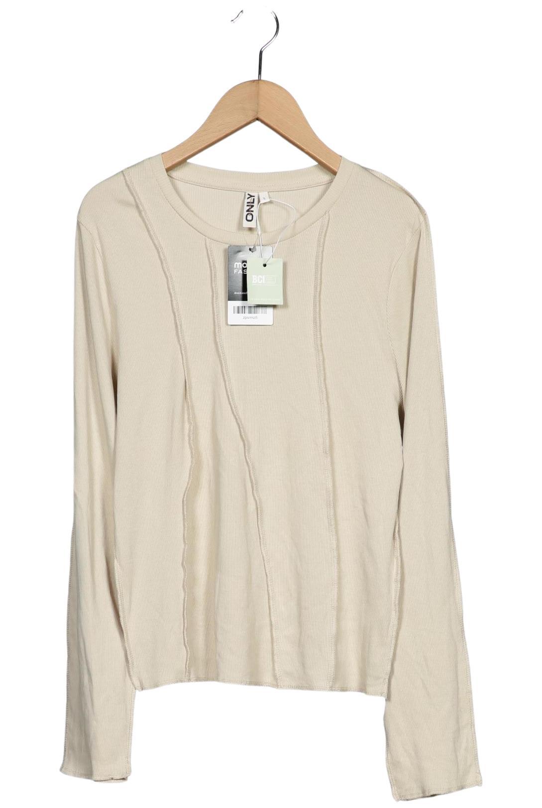 

Only Damen Langarmshirt, beige, Gr. 42