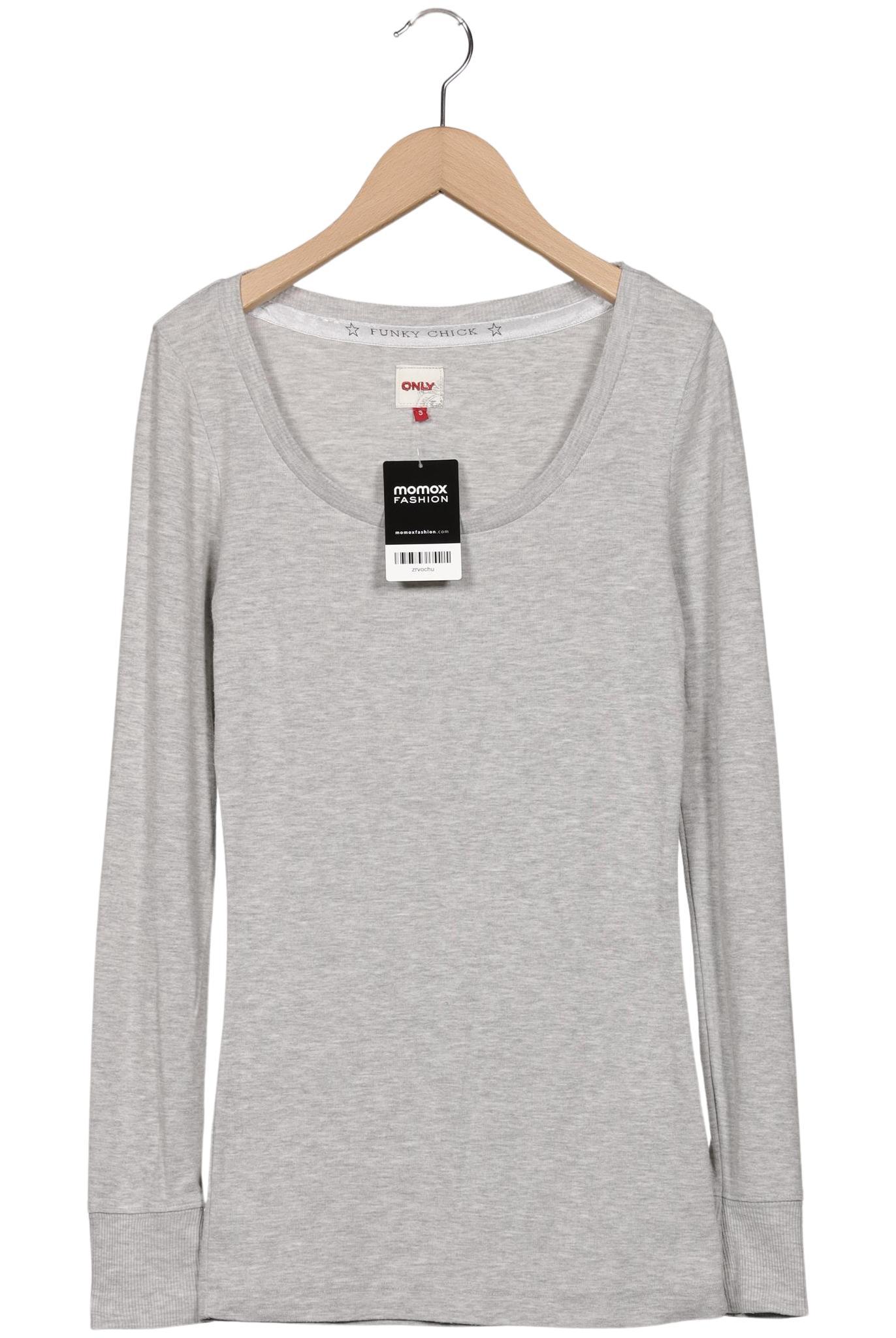 

Only Damen Langarmshirt, grau, Gr. 36