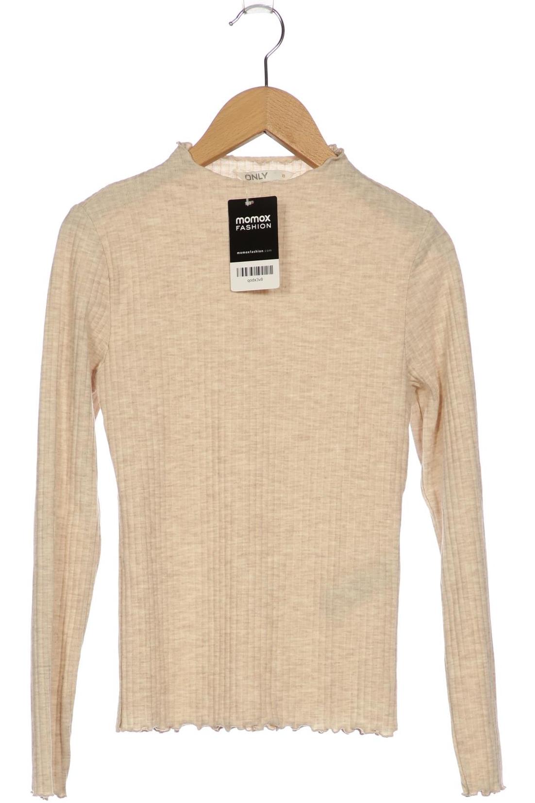 

Only Damen Langarmshirt, beige, Gr. 34