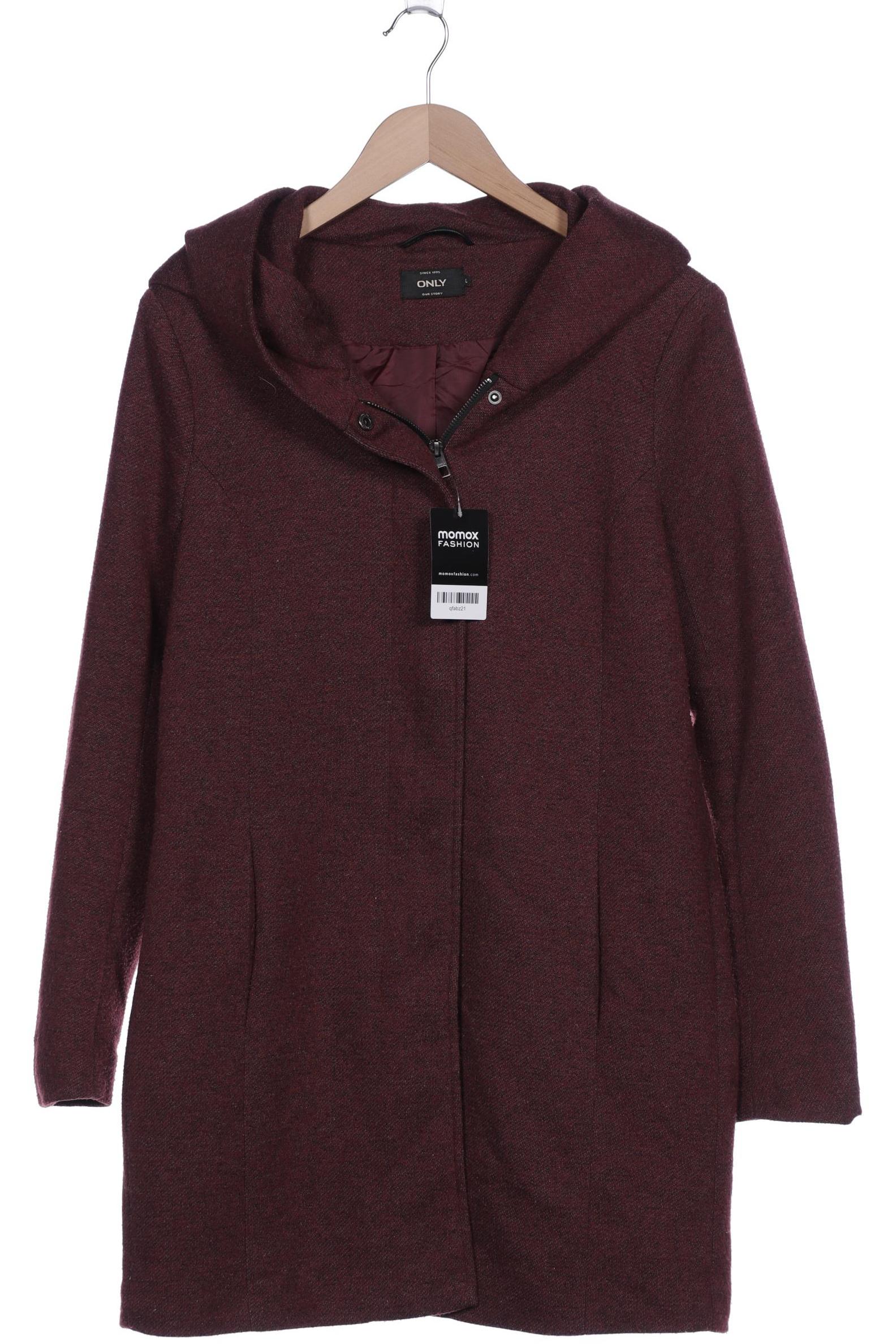 

ONLY Damen Mantel, bordeaux