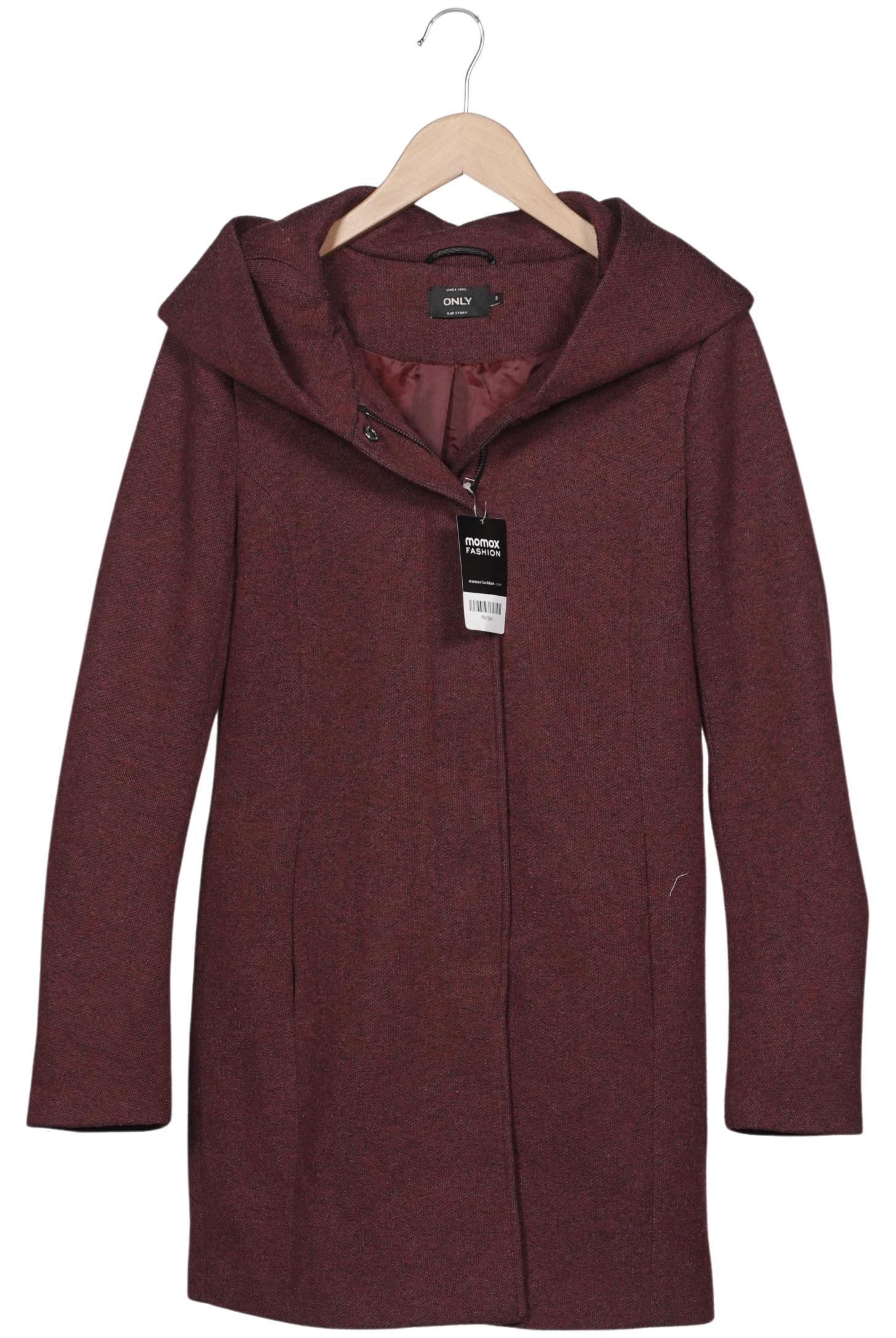 

Only Damen Mantel, bordeaux, Gr. 36
