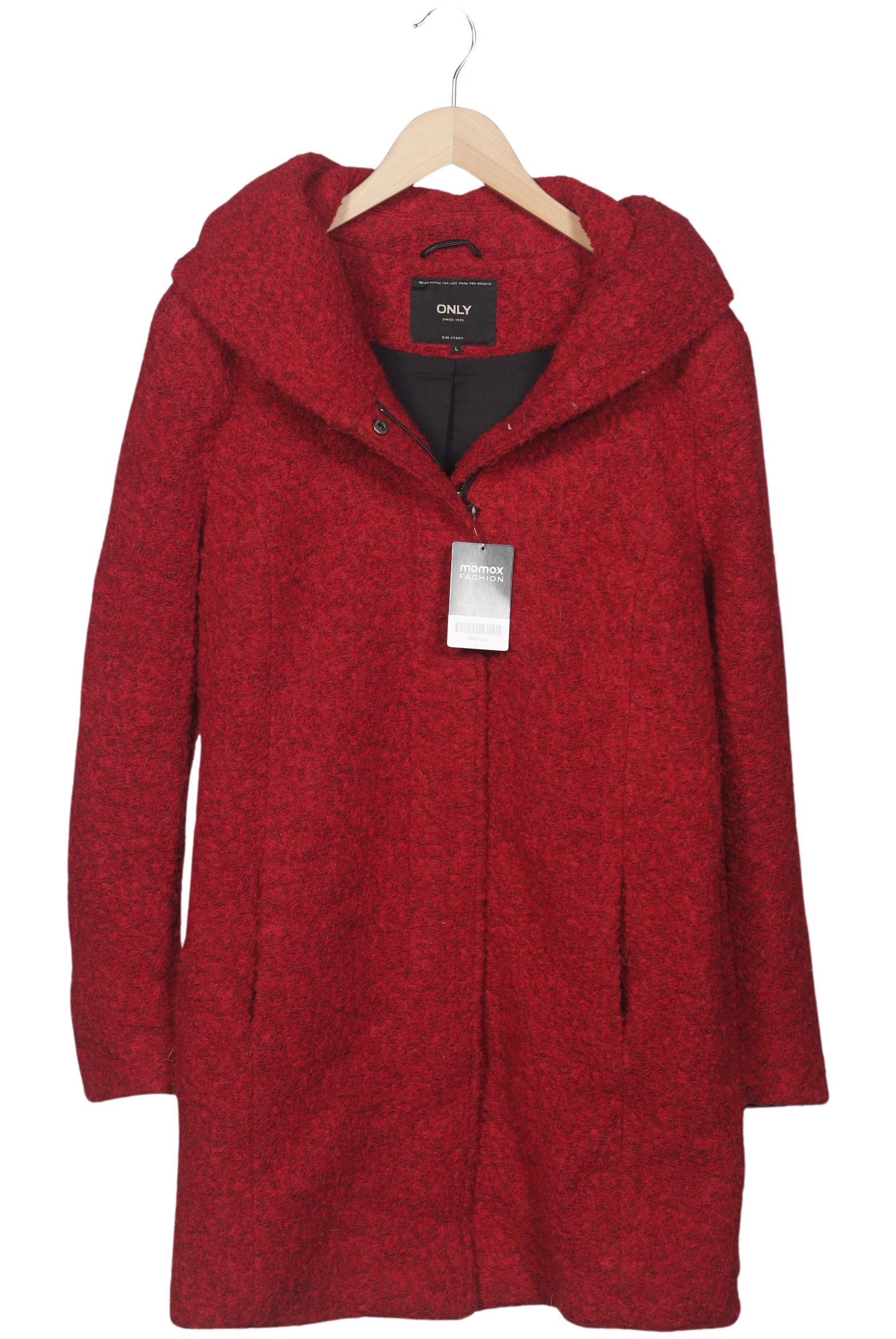 

Only Damen Mantel, rot, Gr. 42