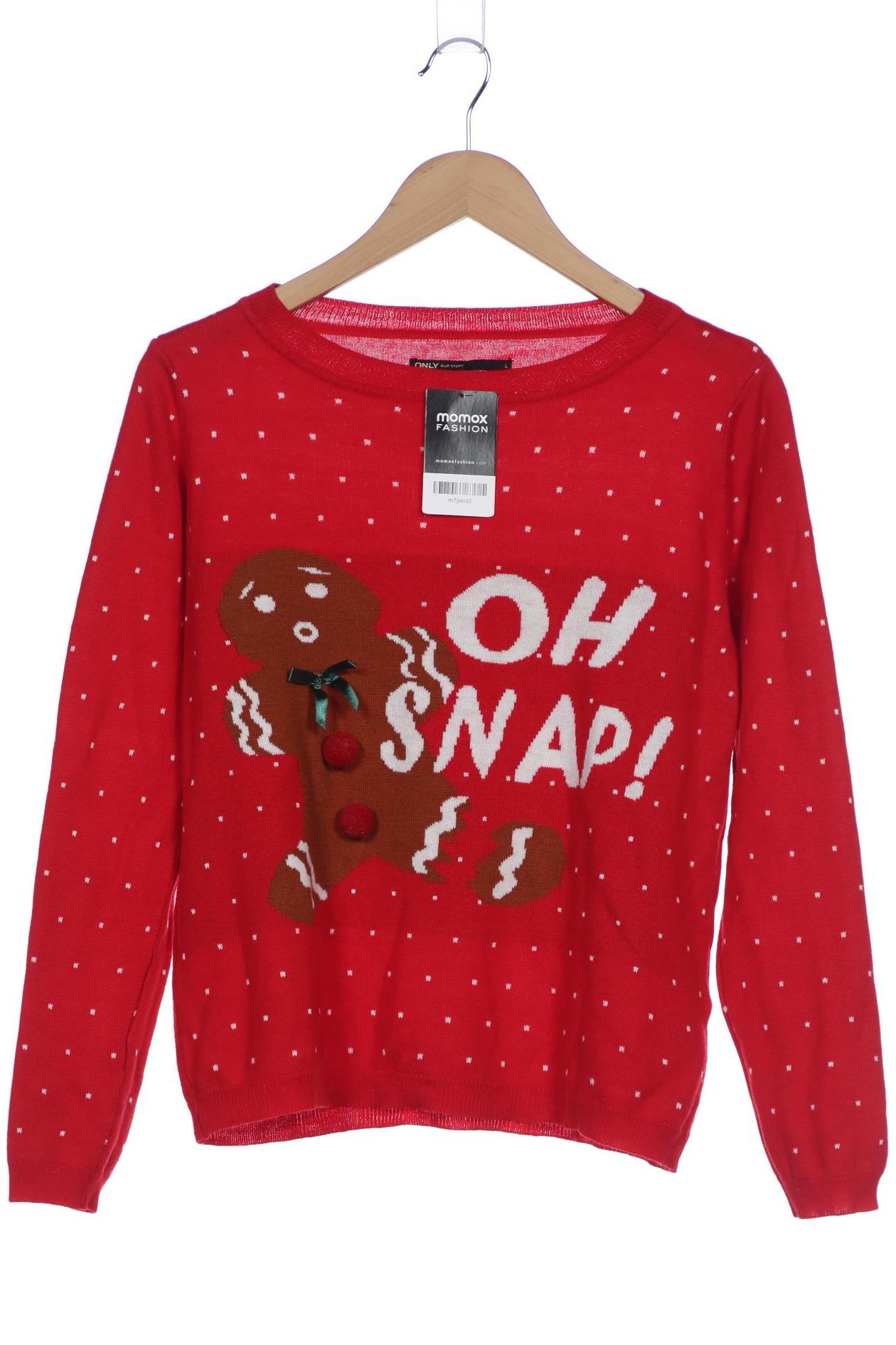 

Only Damen Pullover, rot, Gr. 42
