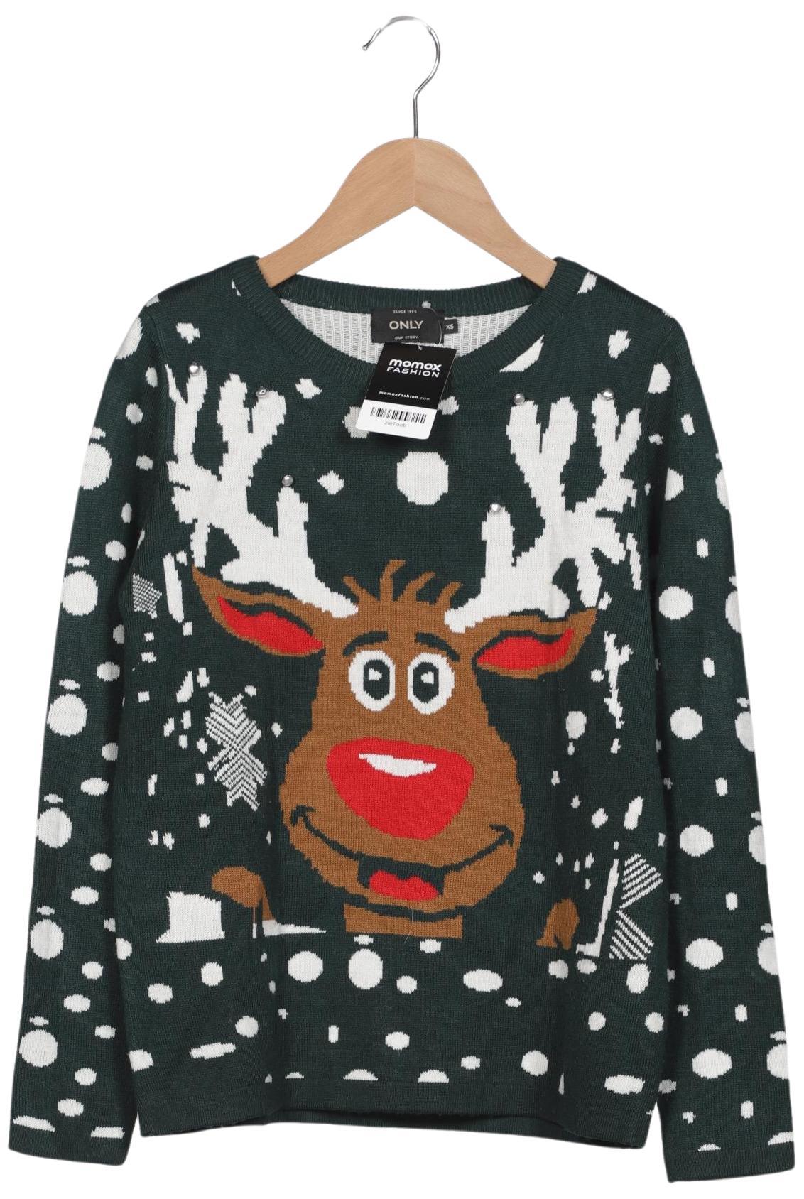 

Only Damen Pullover, grün, Gr. 34