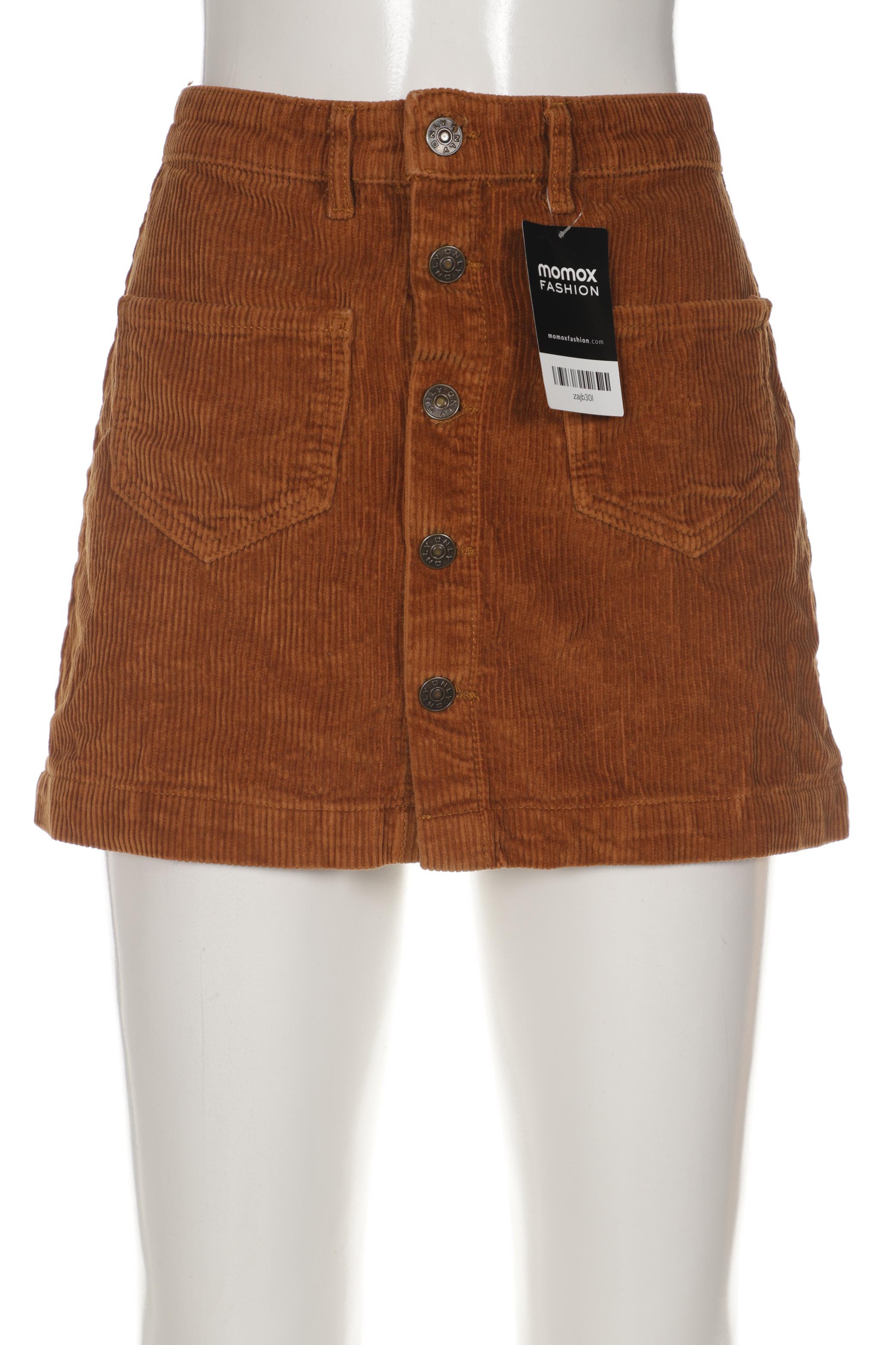 

Only Damen Rock, braun, Gr. 34