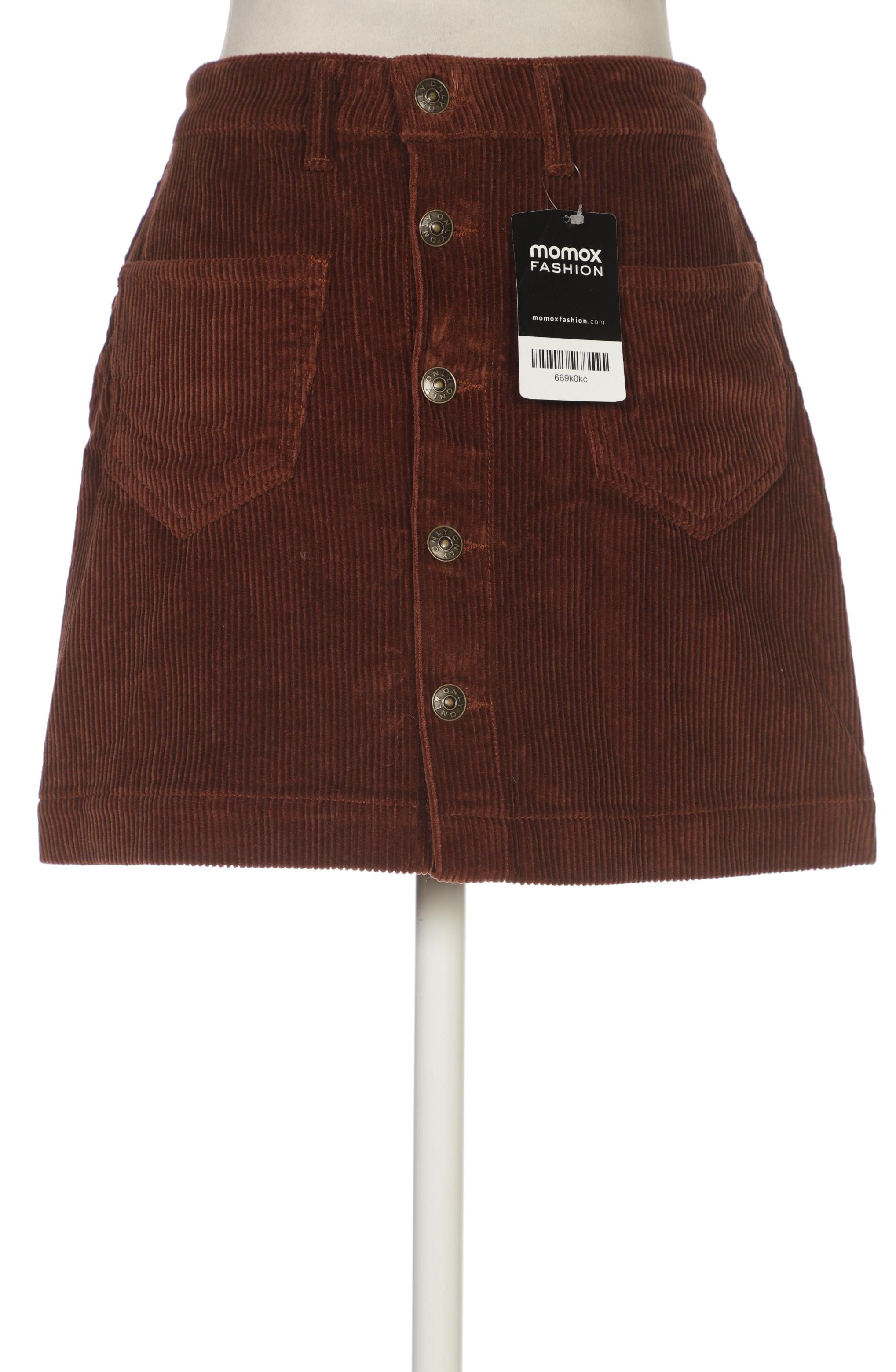 

Only Damen Rock, braun, Gr. 34