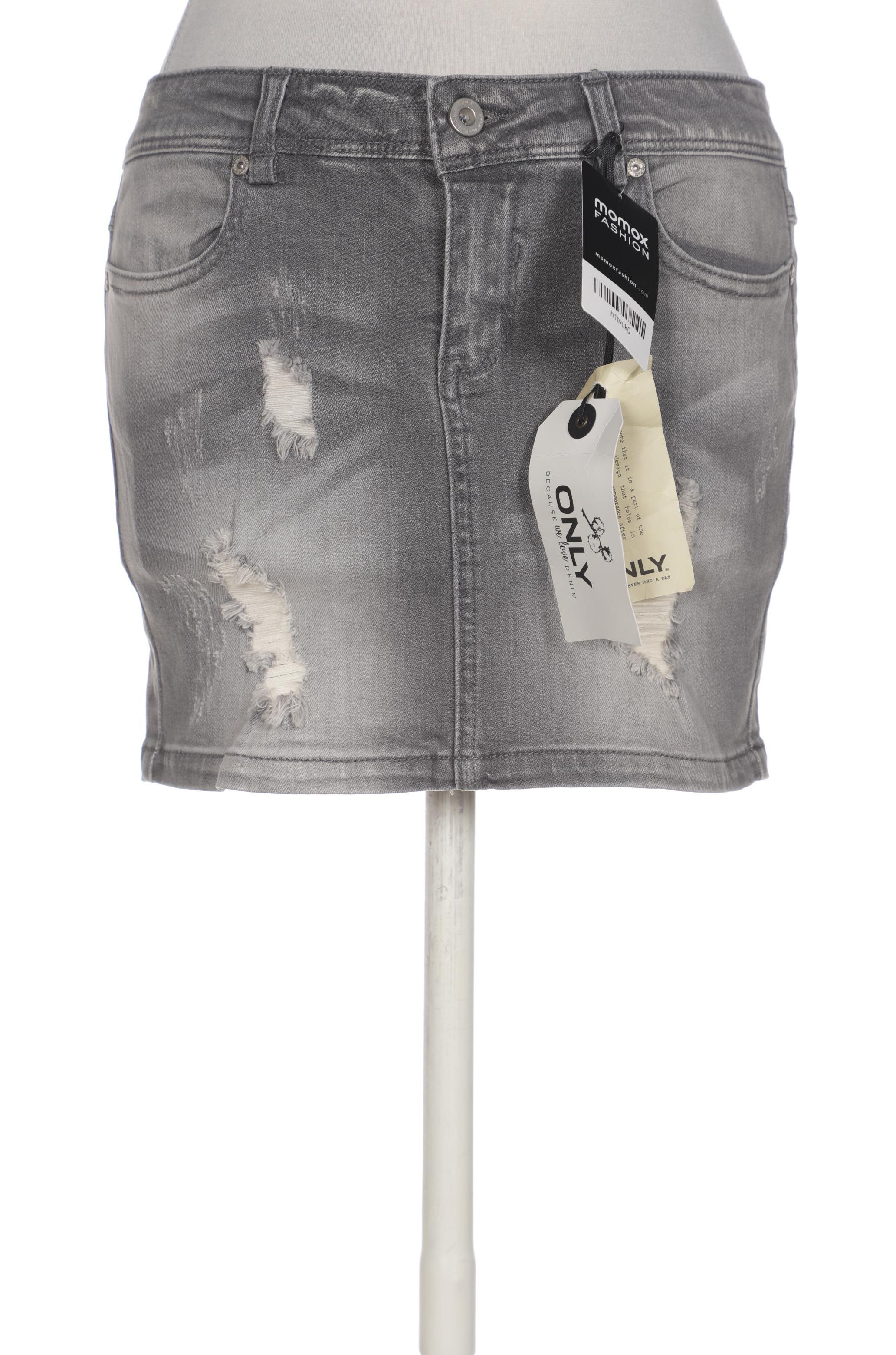 

Only Damen Rock, grau, Gr. 27