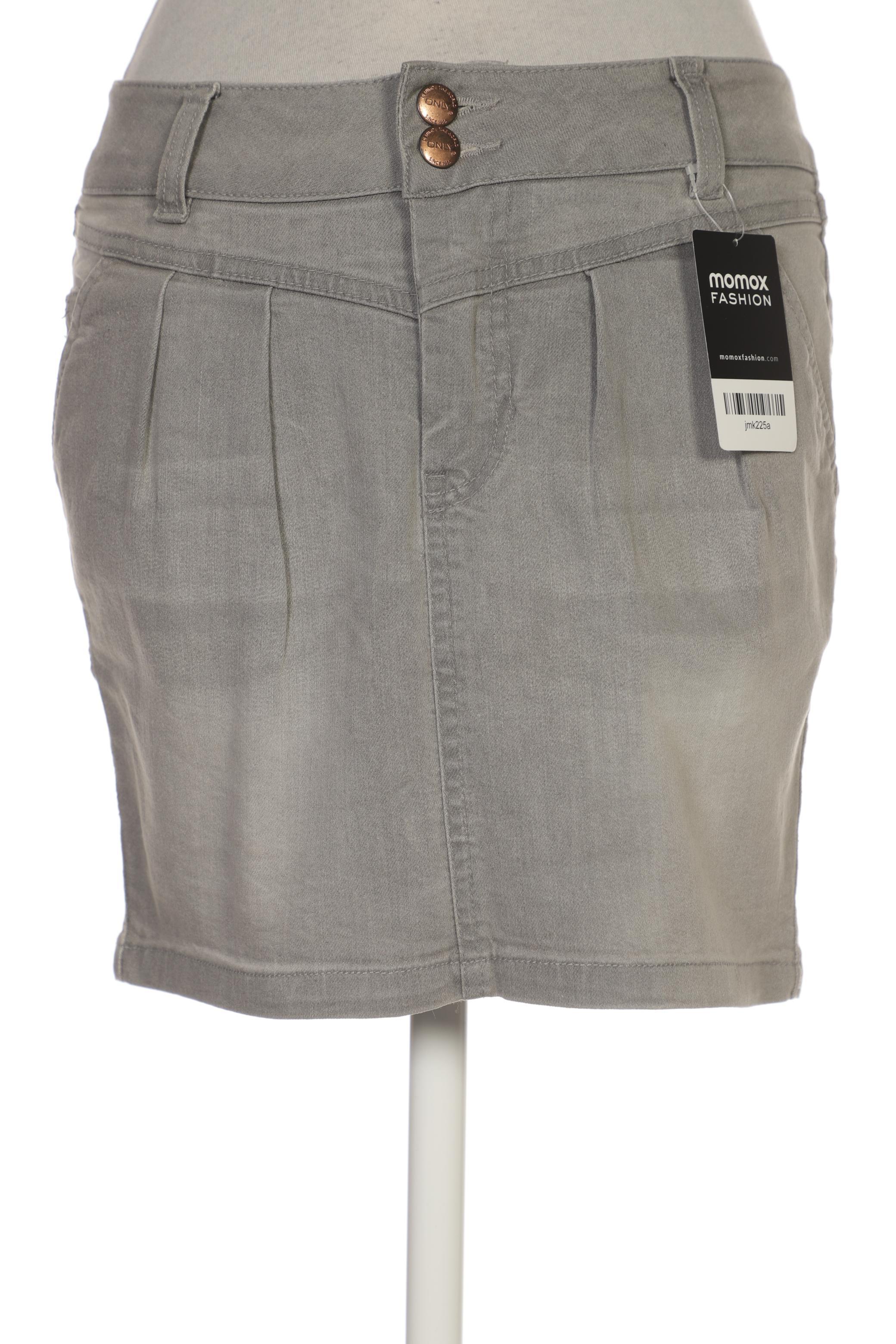 

Only Damen Rock, grau, Gr. 27