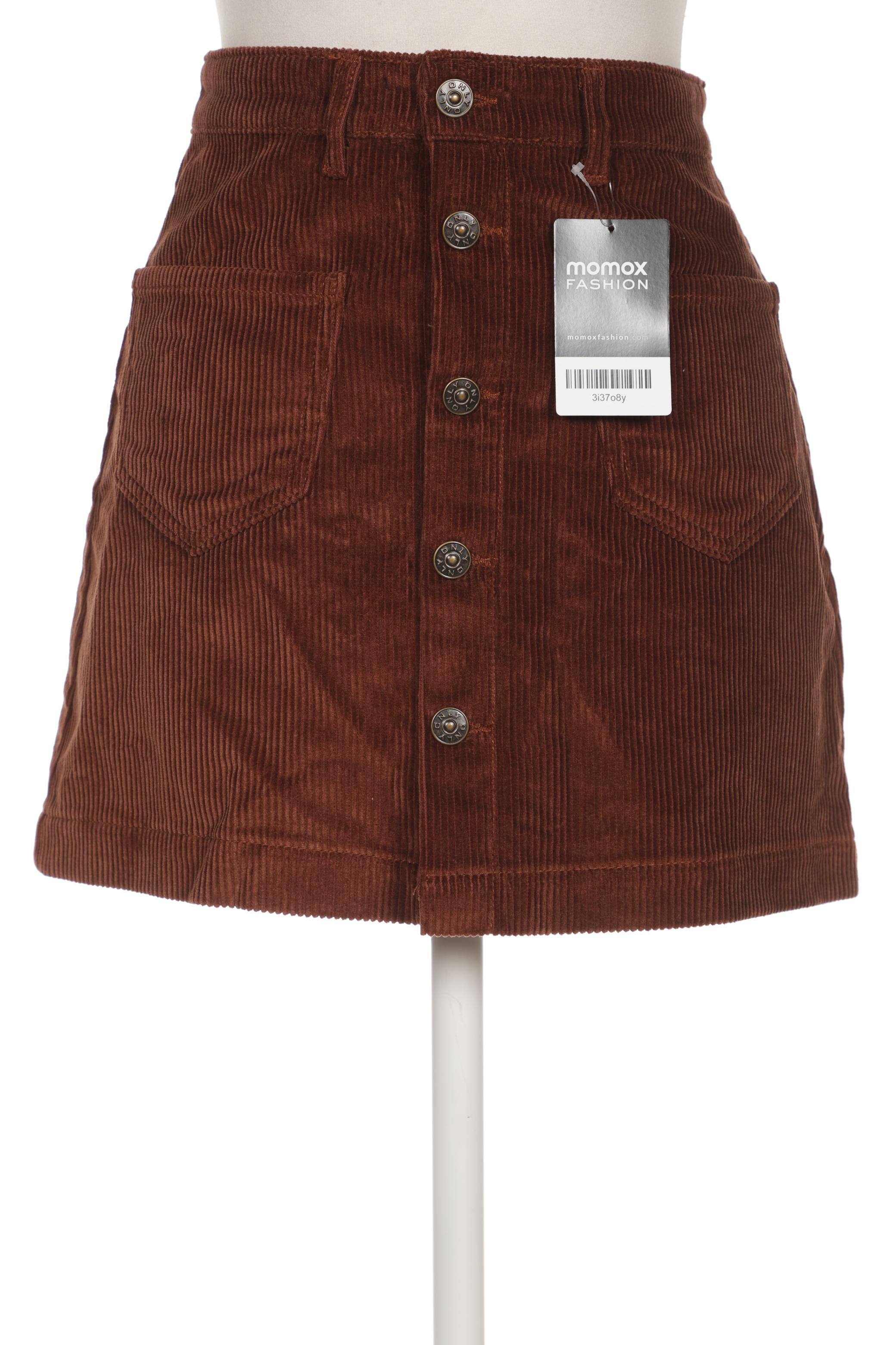 

Only Damen Rock, braun, Gr. 34