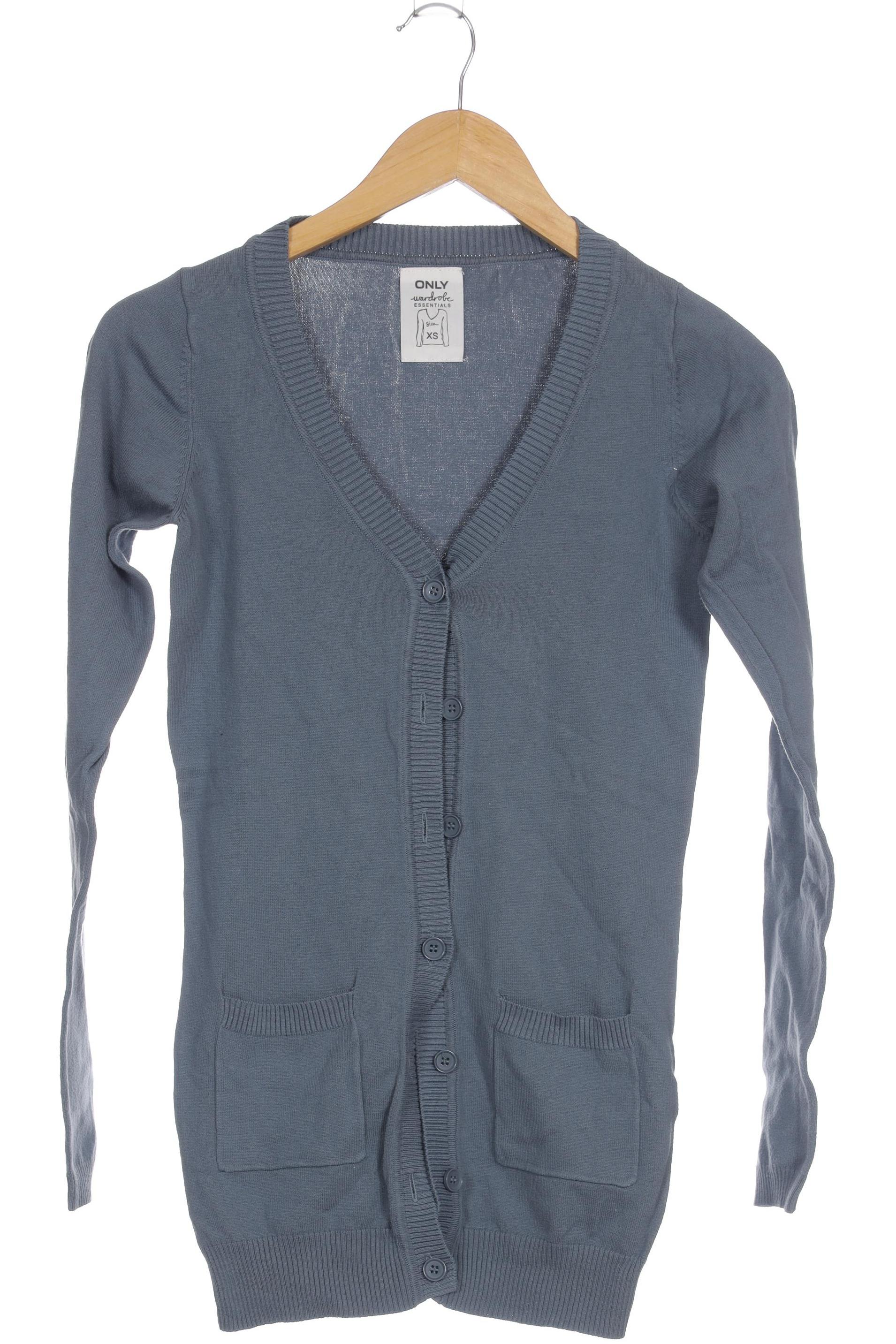 

Only Damen Strickjacke, blau, Gr. 34