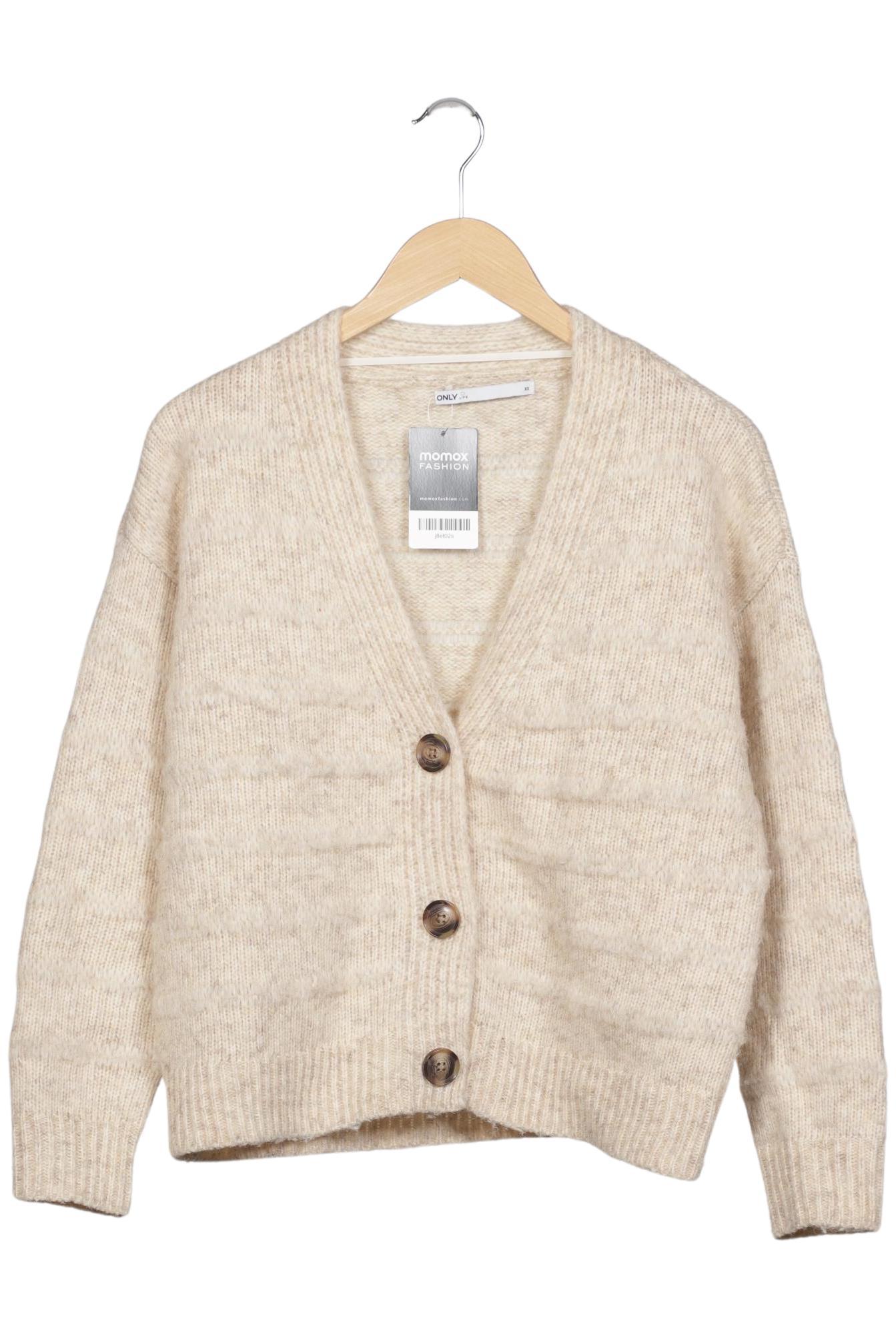 

Only Damen Strickjacke, beige, Gr. 34