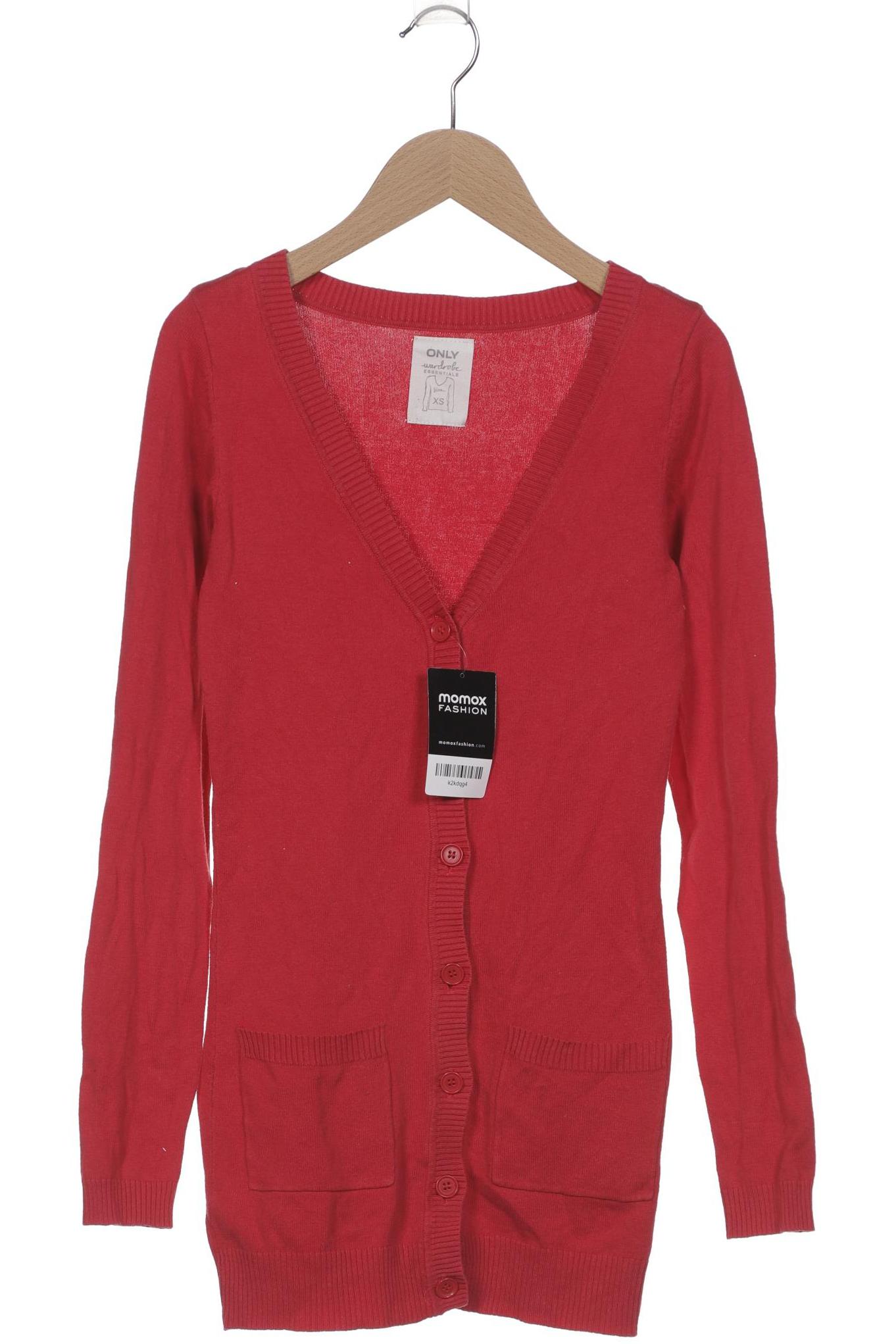 

Only Damen Strickjacke, rot, Gr. 34