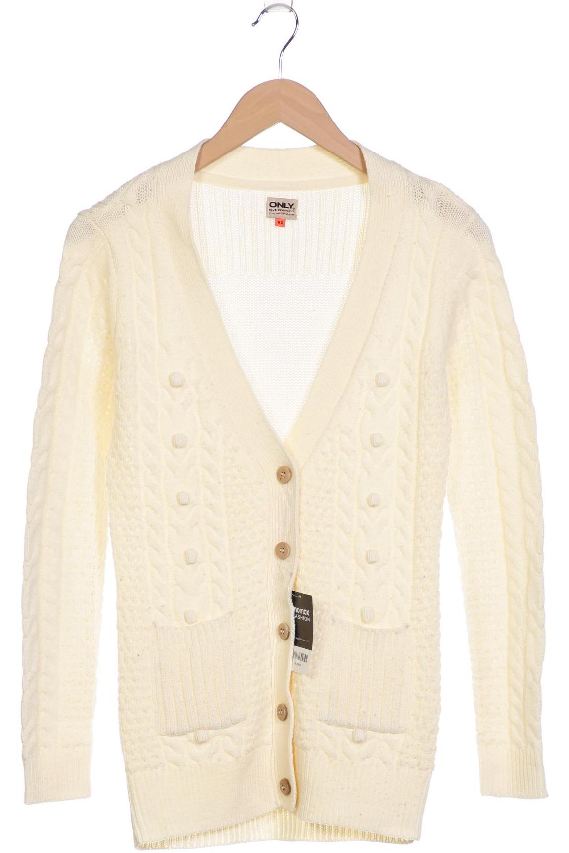 

Only Damen Strickjacke, cremeweiß, Gr. 34