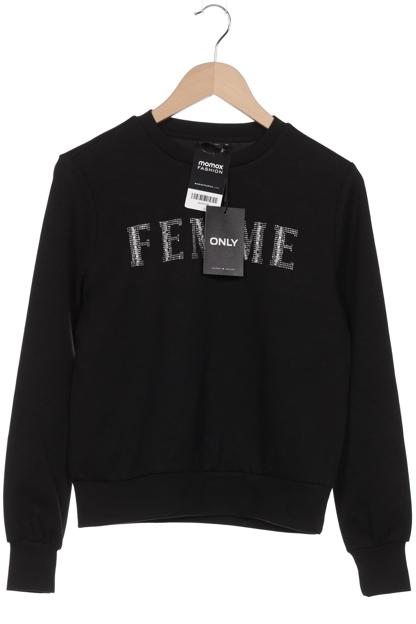 

Only Damen Sweatshirt, schwarz, Gr. 34