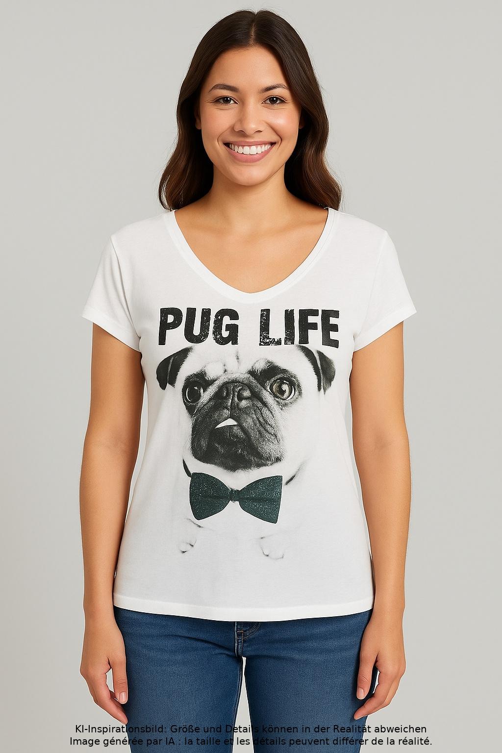 

Only Damen T-Shirt, weiß, Gr. 38