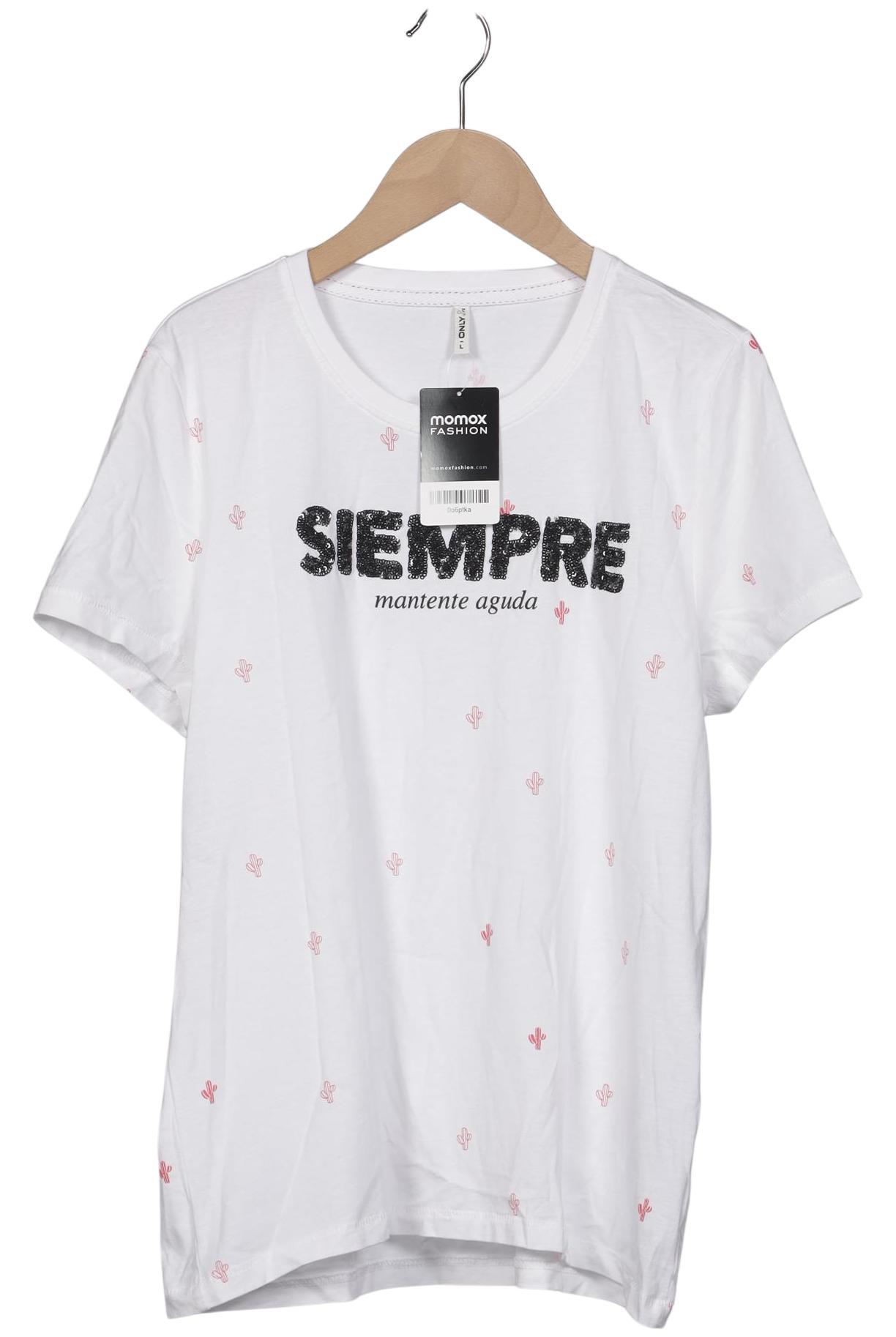 

Only Damen T-Shirt, weiß, Gr. 42