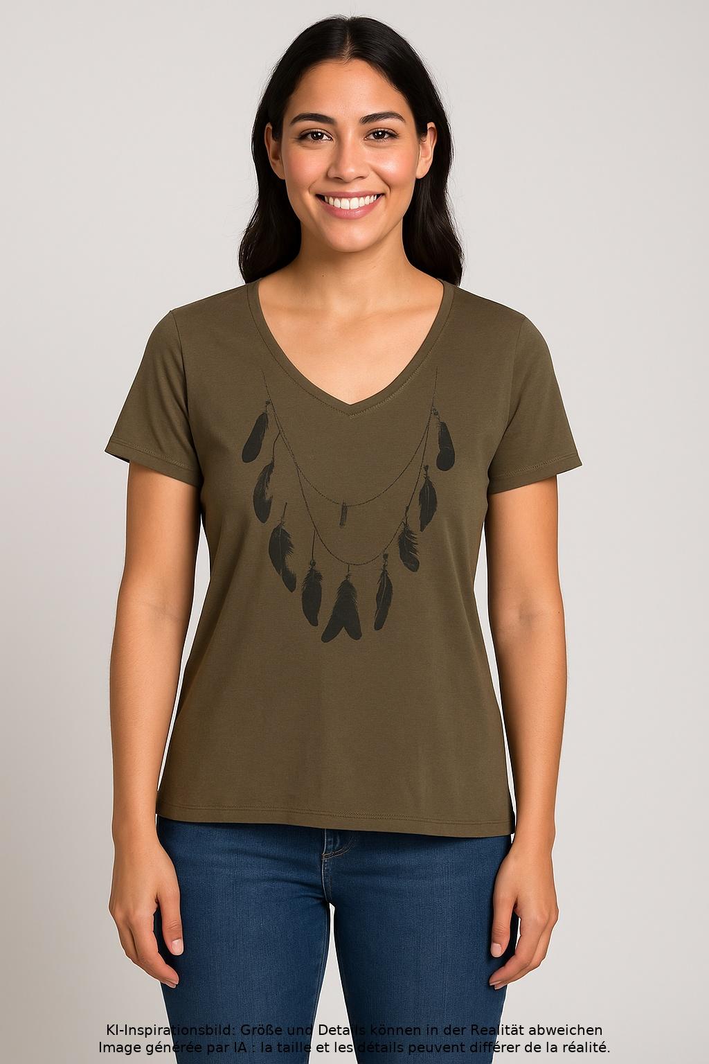 

Only Damen T-Shirt, grün, Gr. 36