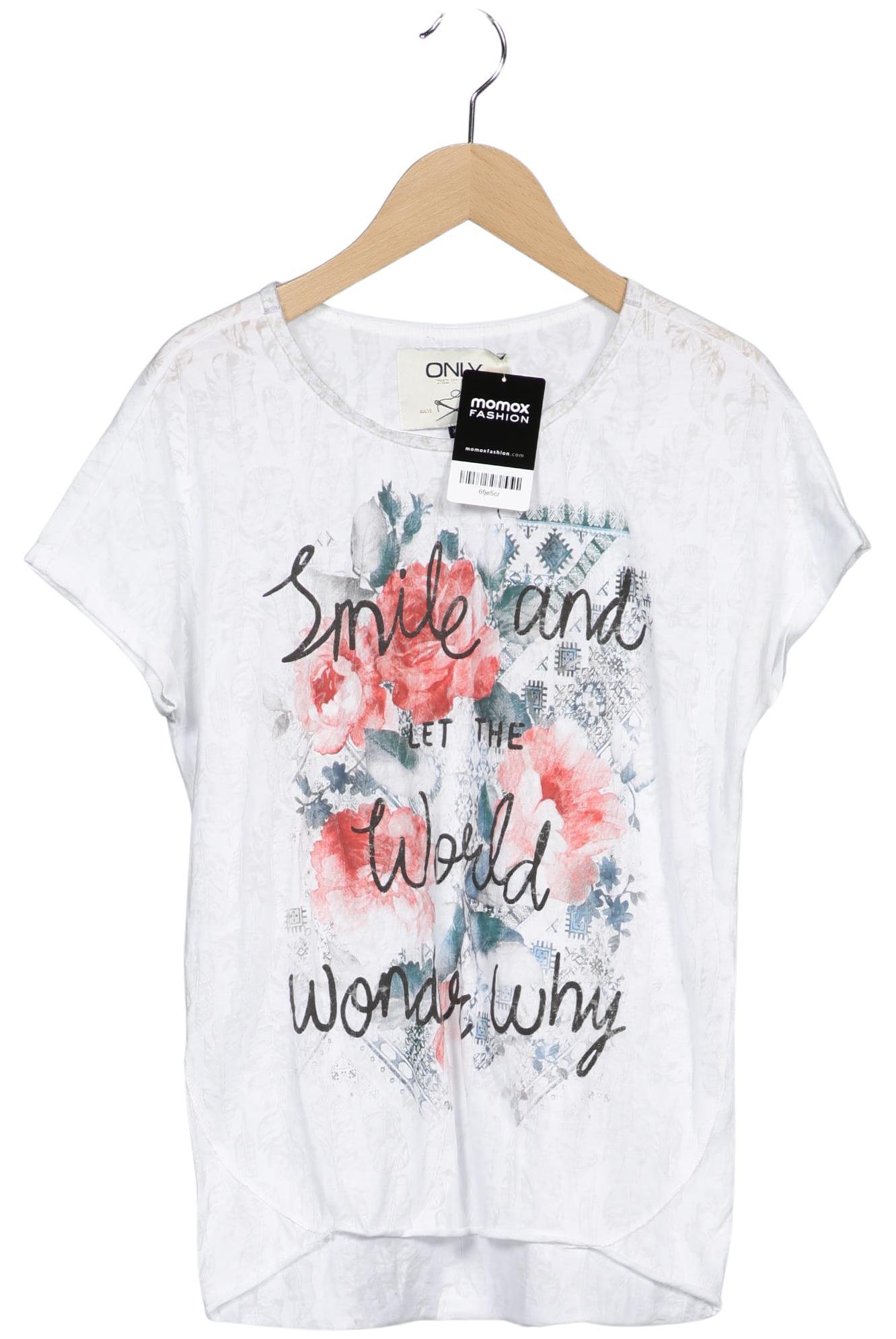 

Only Damen T-Shirt, weiß, Gr. 34