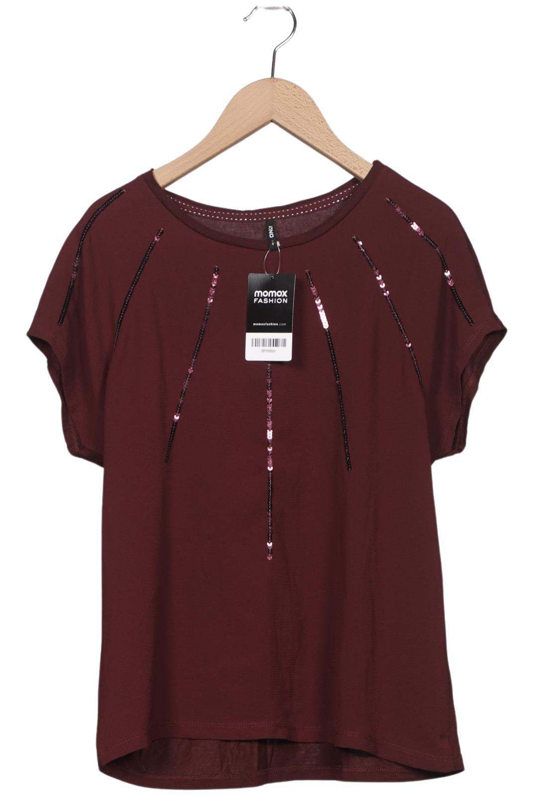 

Only Damen T-Shirt, bordeaux, Gr. 36
