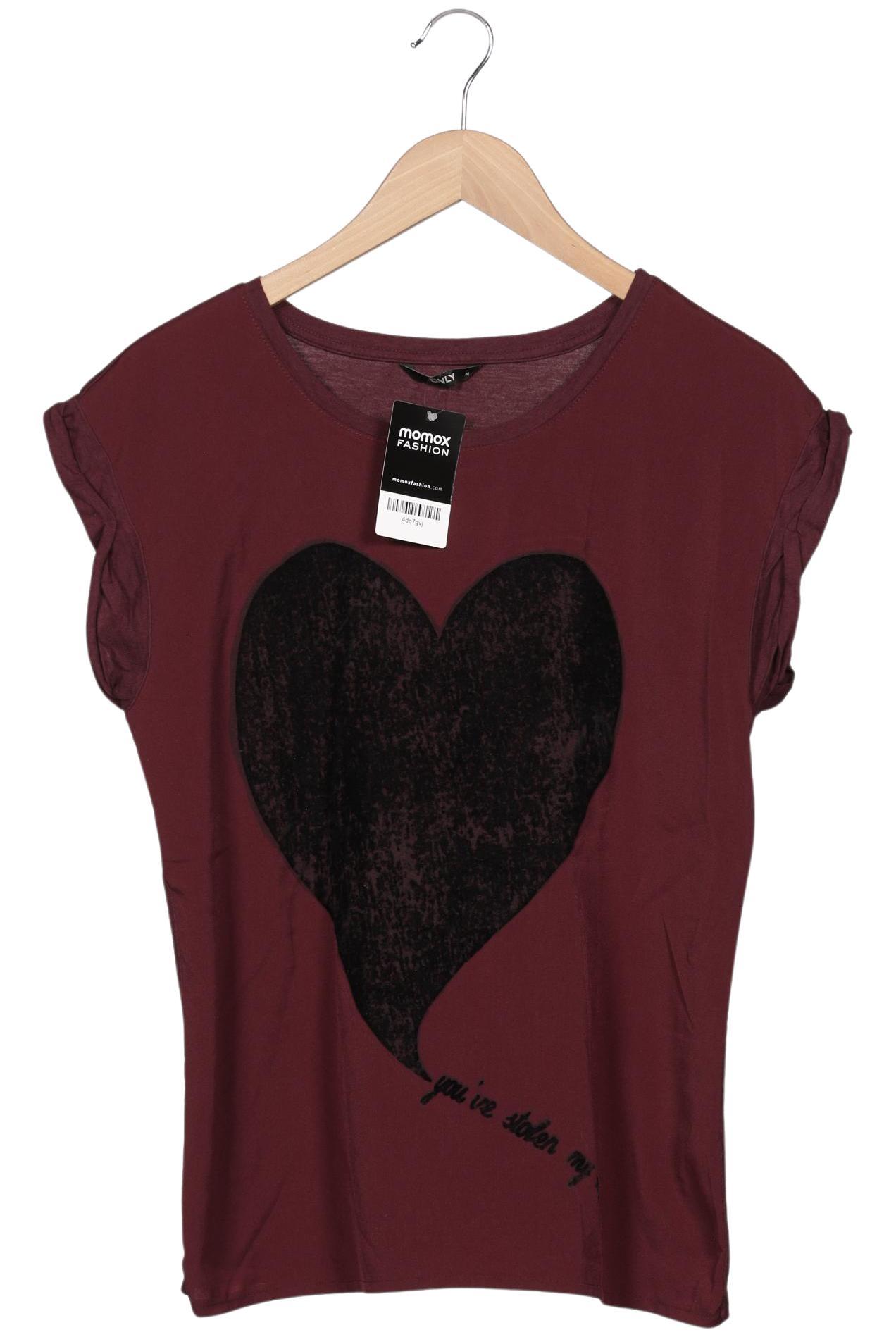 

Only Damen T-Shirt, bordeaux, Gr. 38