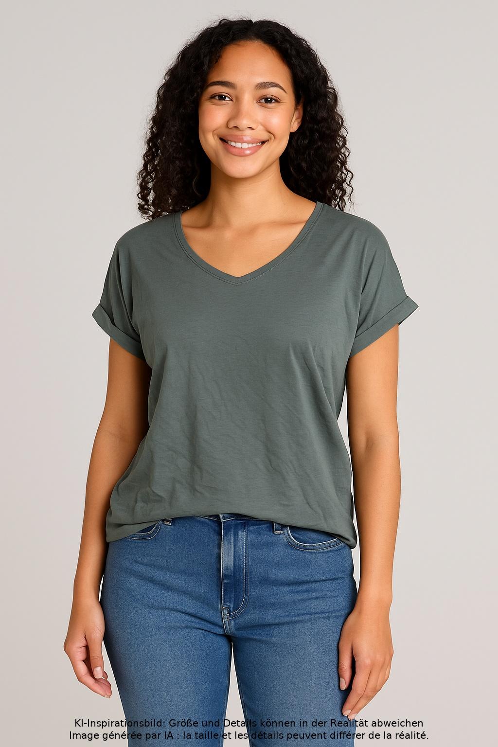 

Only Damen T-Shirt, grün, Gr. 38