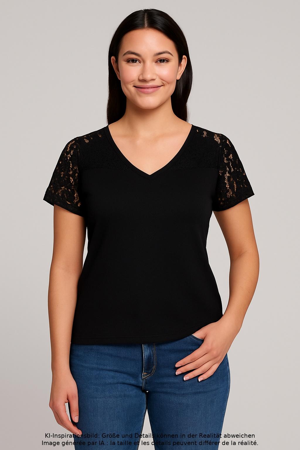 

Only Damen T-Shirt, schwarz, Gr. 36