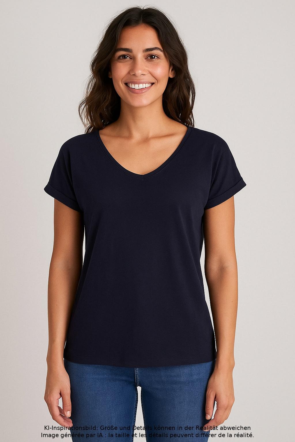 

Only Damen T-Shirt, marineblau, Gr. 36