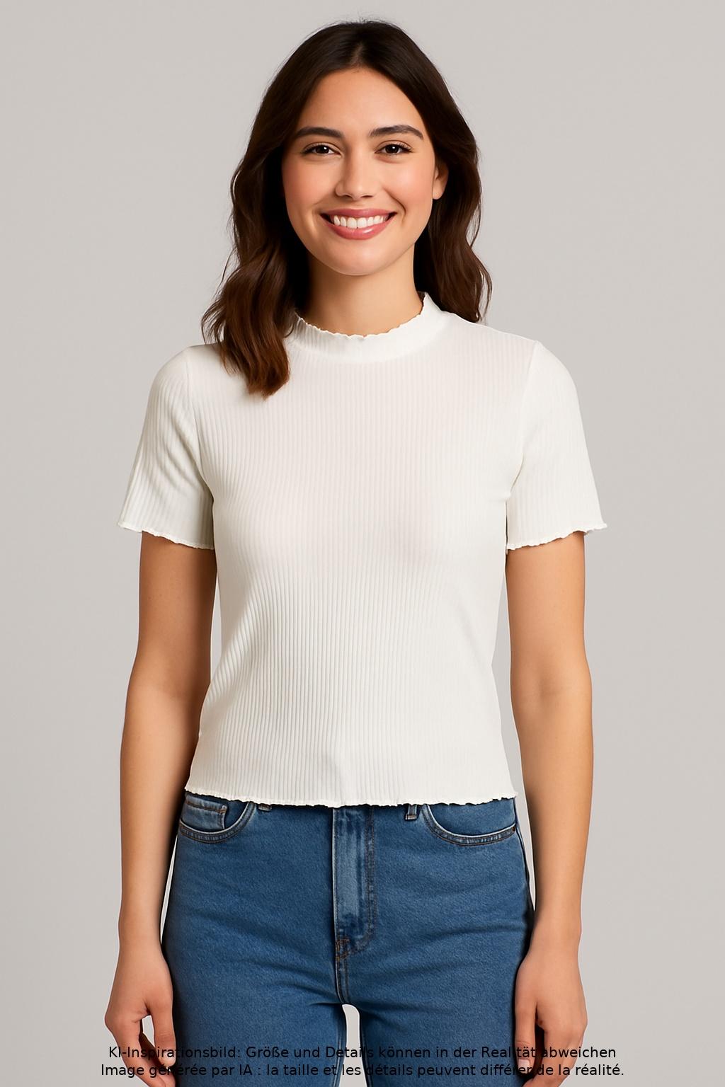 

Only Damen T-Shirt, weiß, Gr. 36
