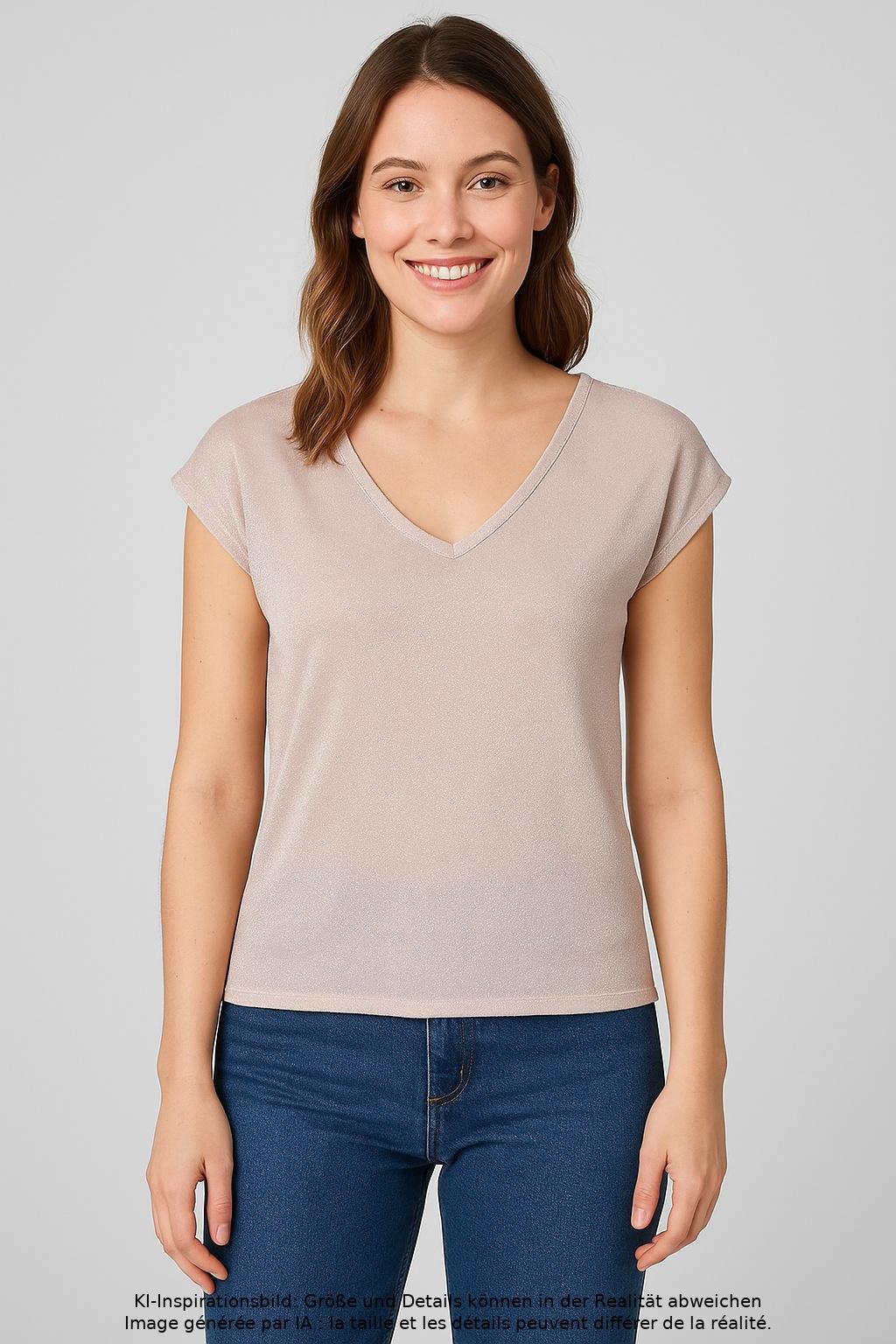 

Only Damen T-Shirt, beige, Gr. 34