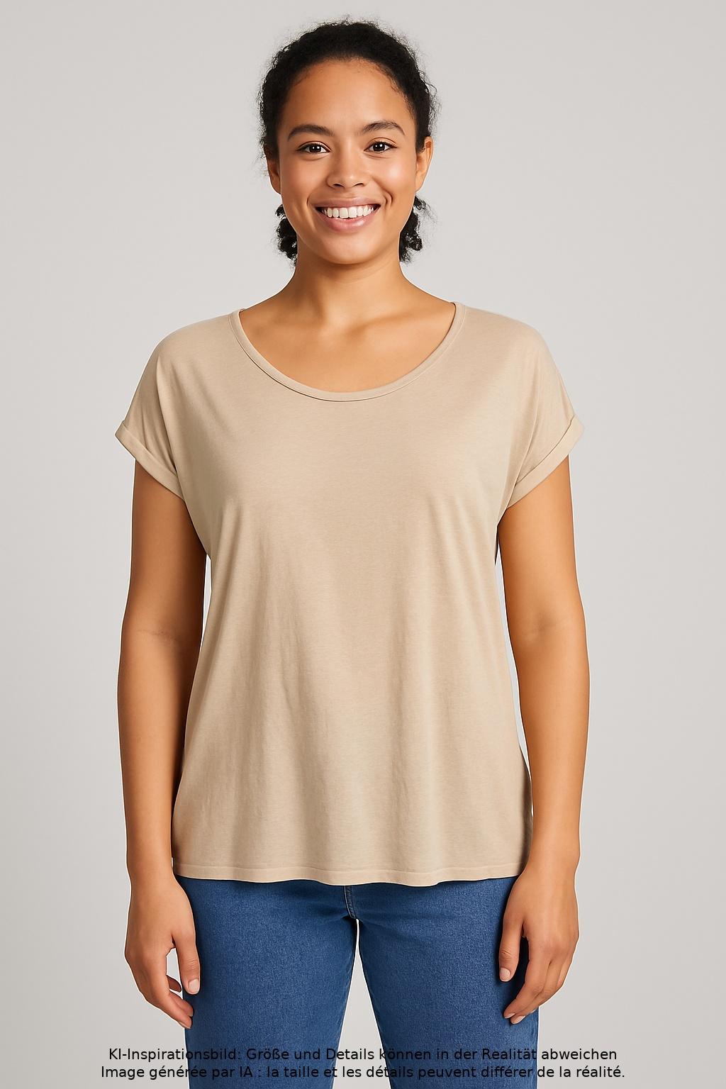 

Only Damen T-Shirt, beige, Gr. 38