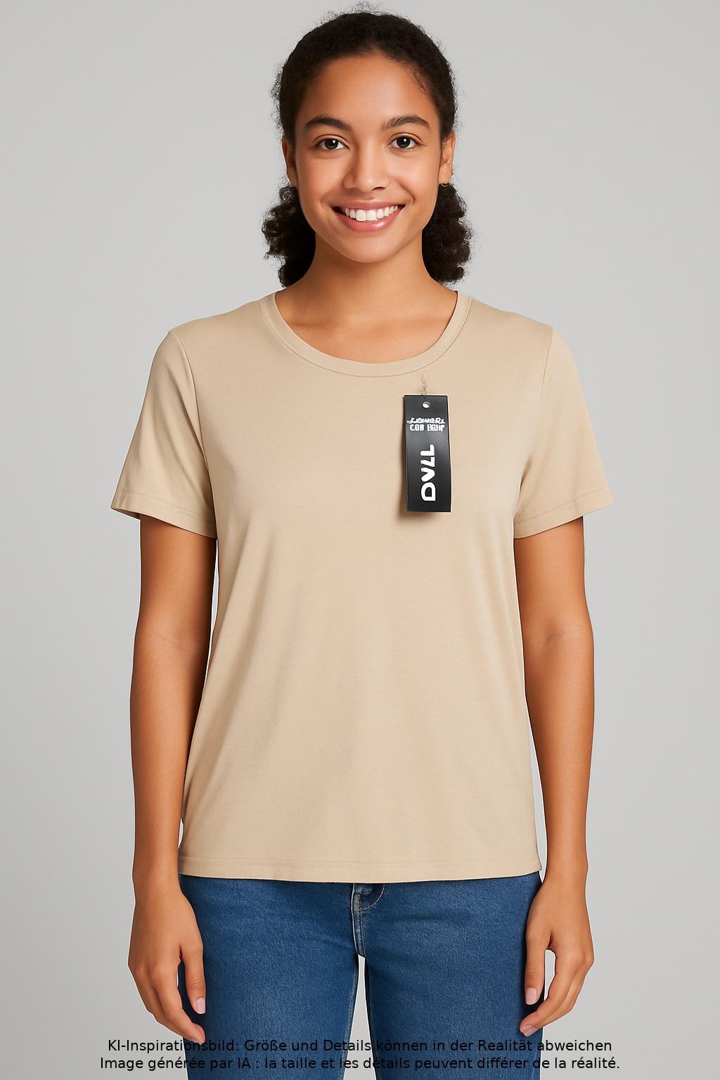 

Only Damen T-Shirt, beige, Gr. 38