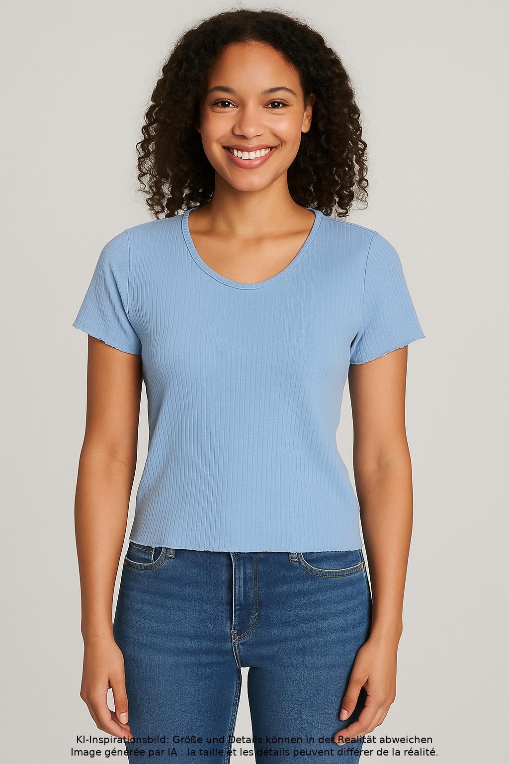 

Only Damen T-Shirt, hellblau, Gr. 38