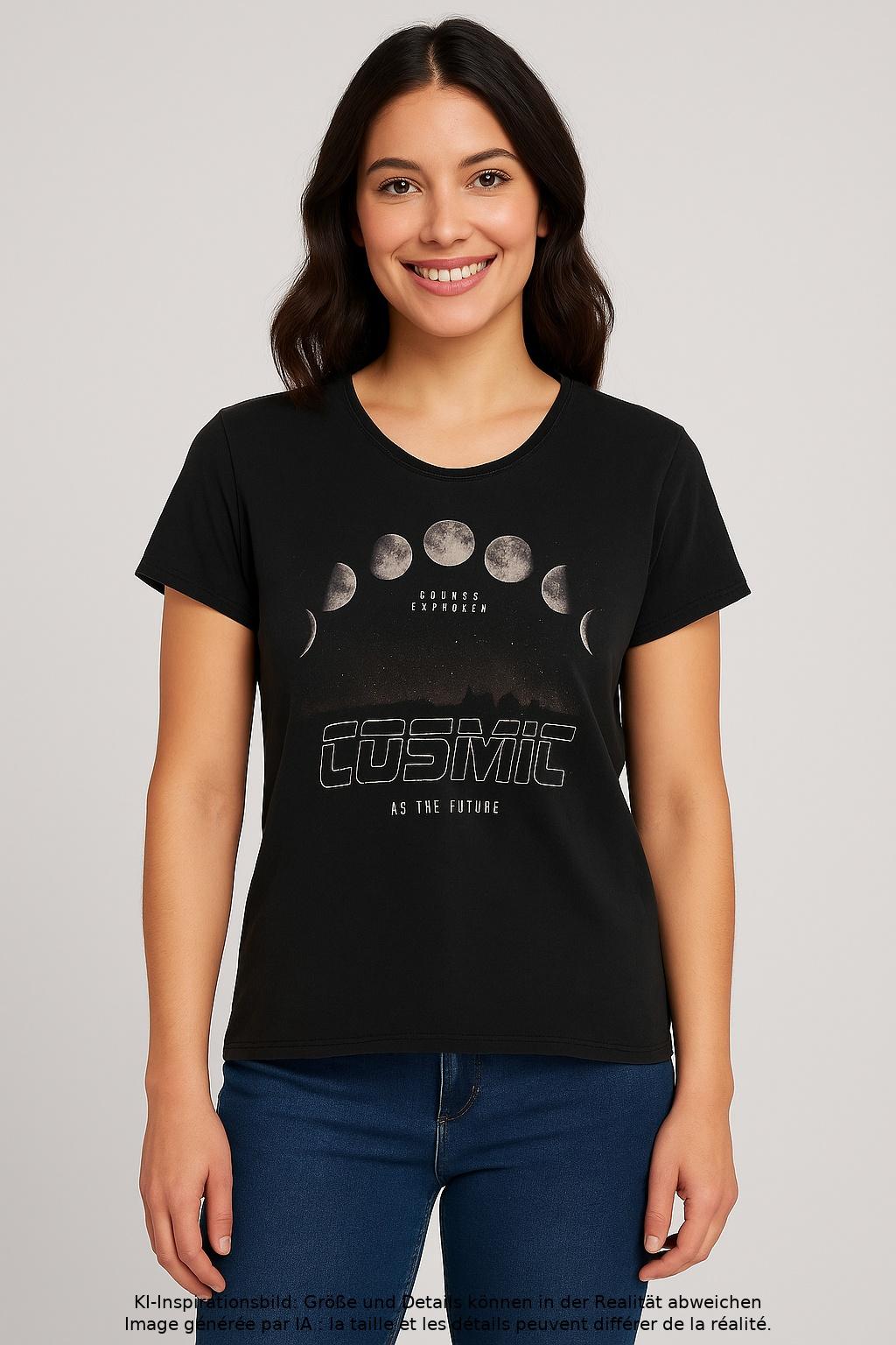 

Only Damen T-Shirt, schwarz, Gr. 38