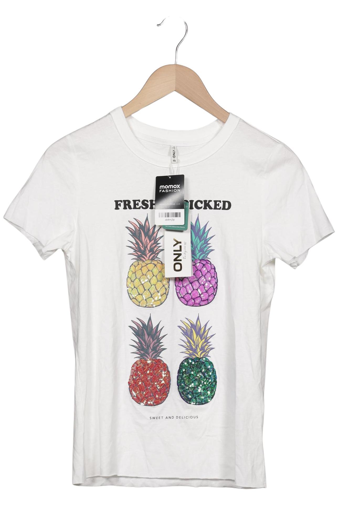 

Only Damen T-Shirt, weiß, Gr. 34