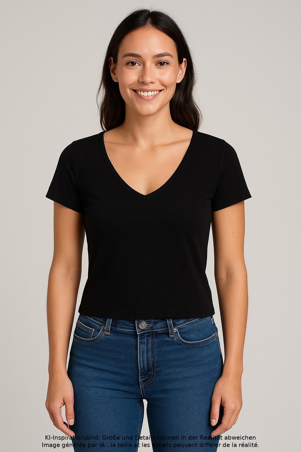 

Only Damen T-Shirt, schwarz, Gr. 34