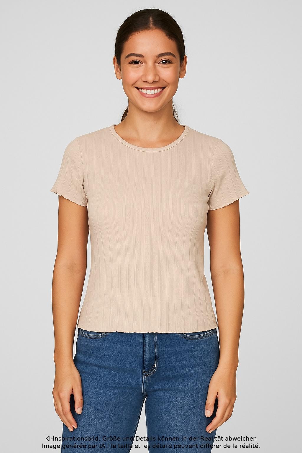 

Only Damen T-Shirt, beige, Gr. 36