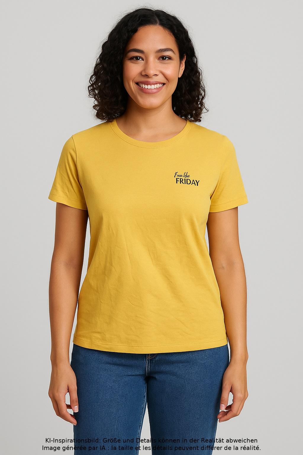 

Only Damen T-Shirt, gelb, Gr. 38